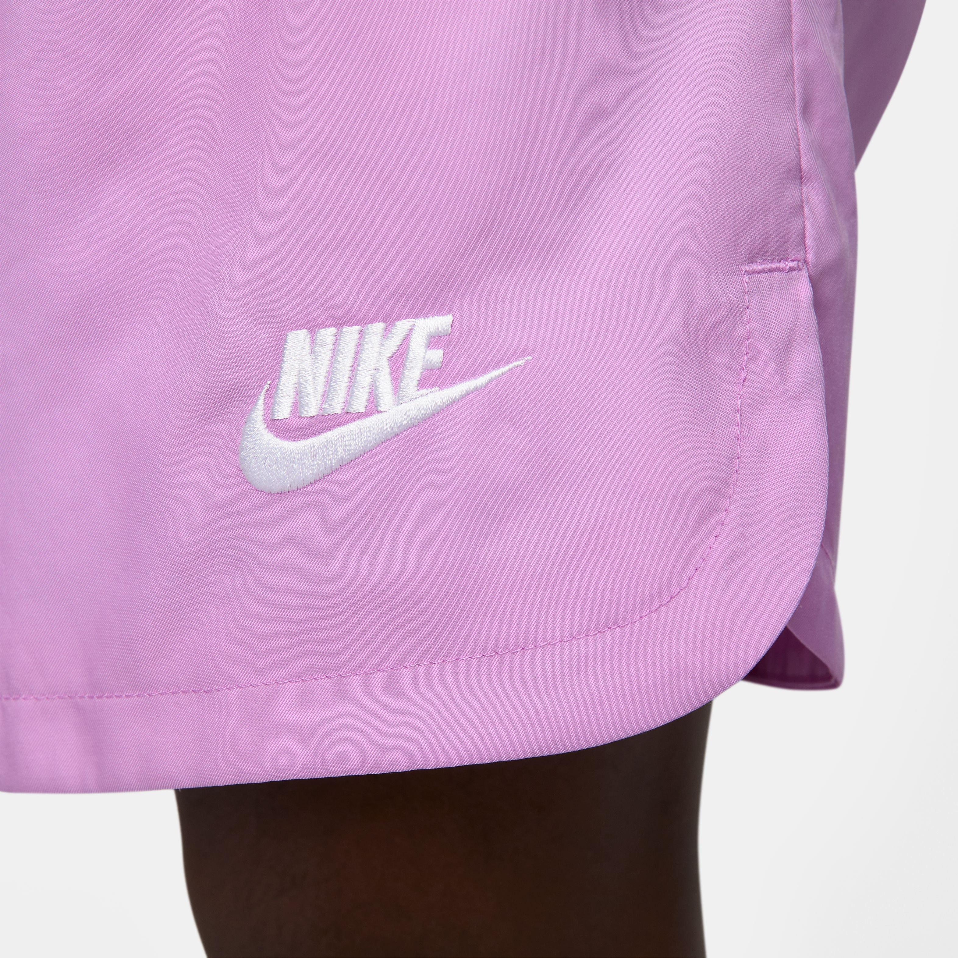 Nike Men's Sportswear Sport Essentials Woven Lined Flow Shorts-Purple - PURPLE Thumbnail View 5