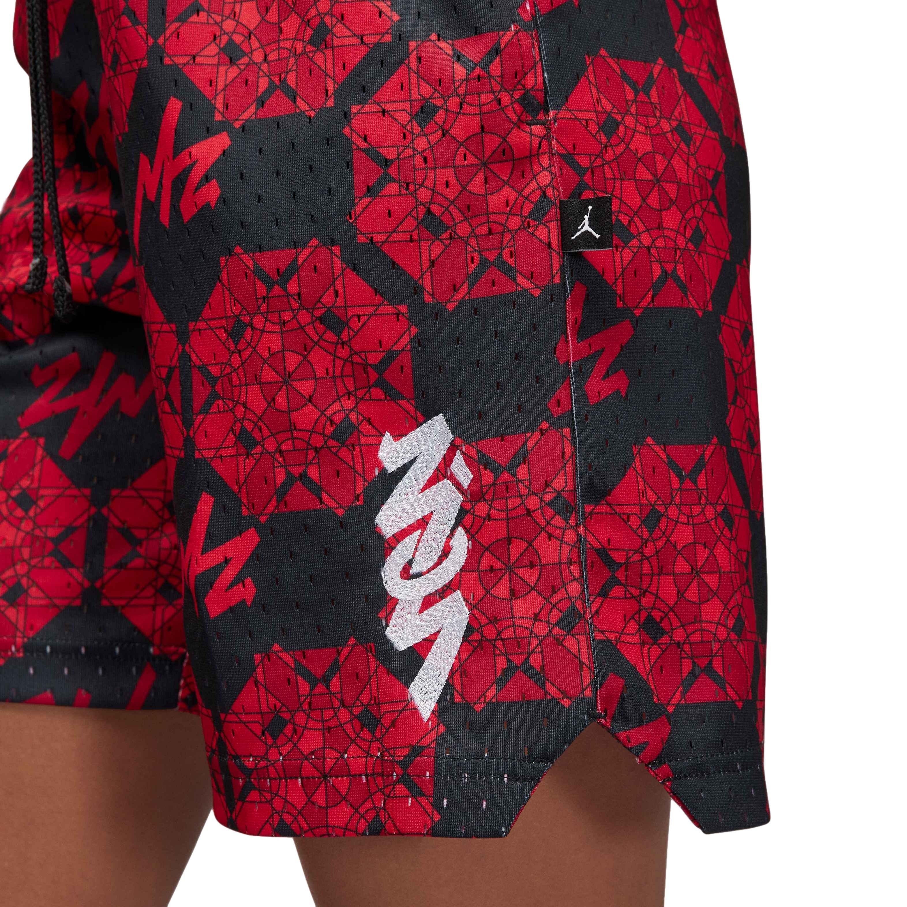 ウェア NIKE JORDAN BRAND ZION DF MESH SHORT Jordan Nike Air Zion Dri-Fit Men's Woven Shorts Black at