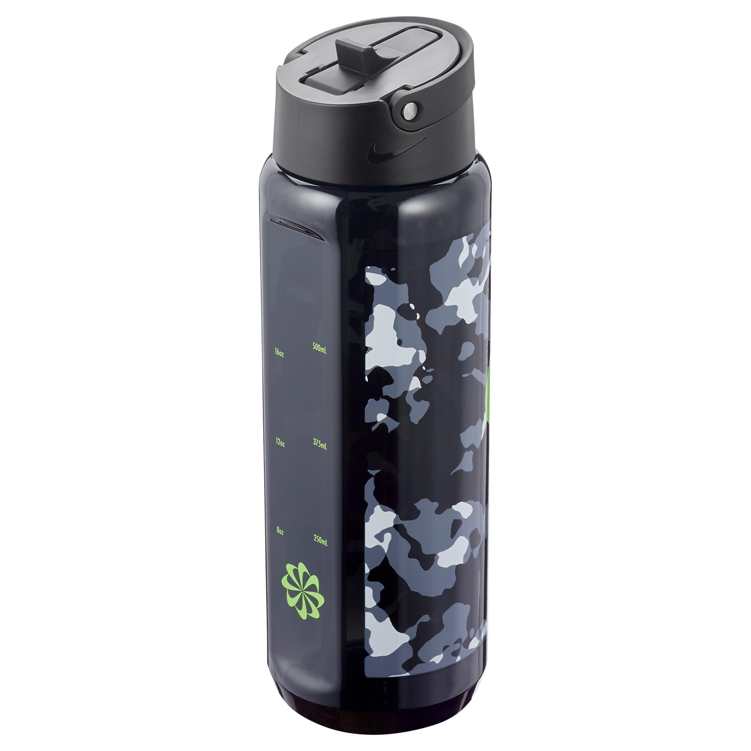 Nike TR Renew Recharge 24oz. Straw Water Bottle-Black/Green - BLACK/GREEN Thumbnail View 2