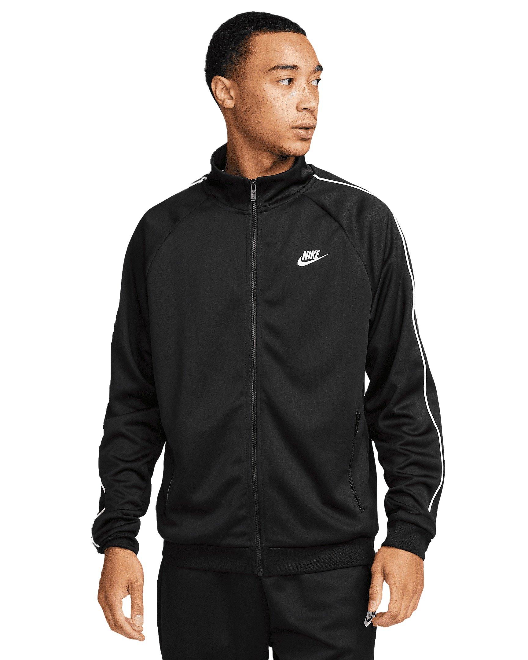Nike Men's Club Full-Zip Jacket - Black - BLACK Thumbnail View 1