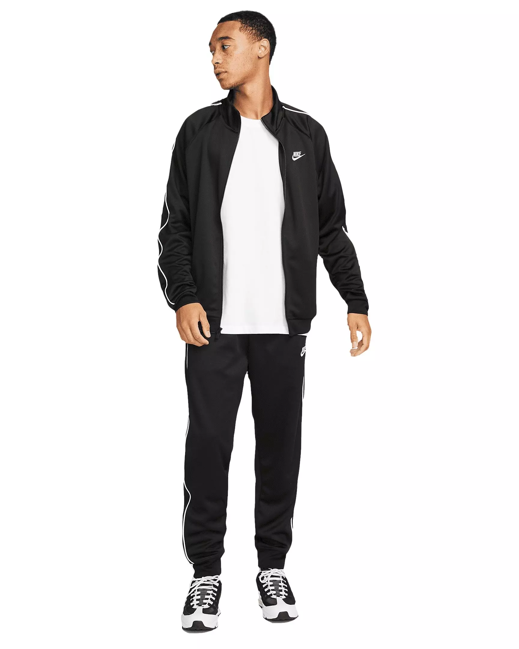 Nike Men's Club Full-Zip Jacket - Black - BLACK