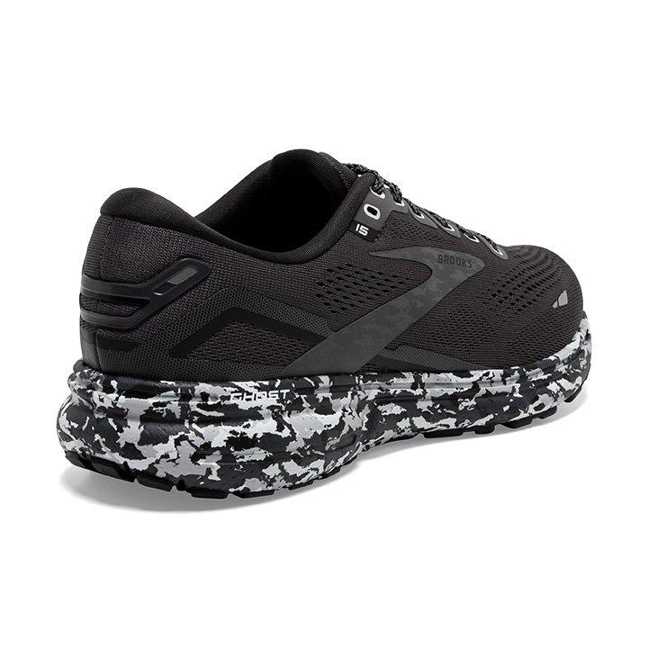 W Brooks Ghost 15 Black/Black/Ebony – Frontrunners Footwear