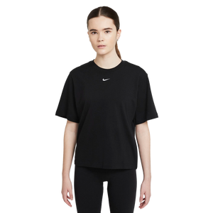 Nike Women's Sportswear Essentials Boxy Tee-Black