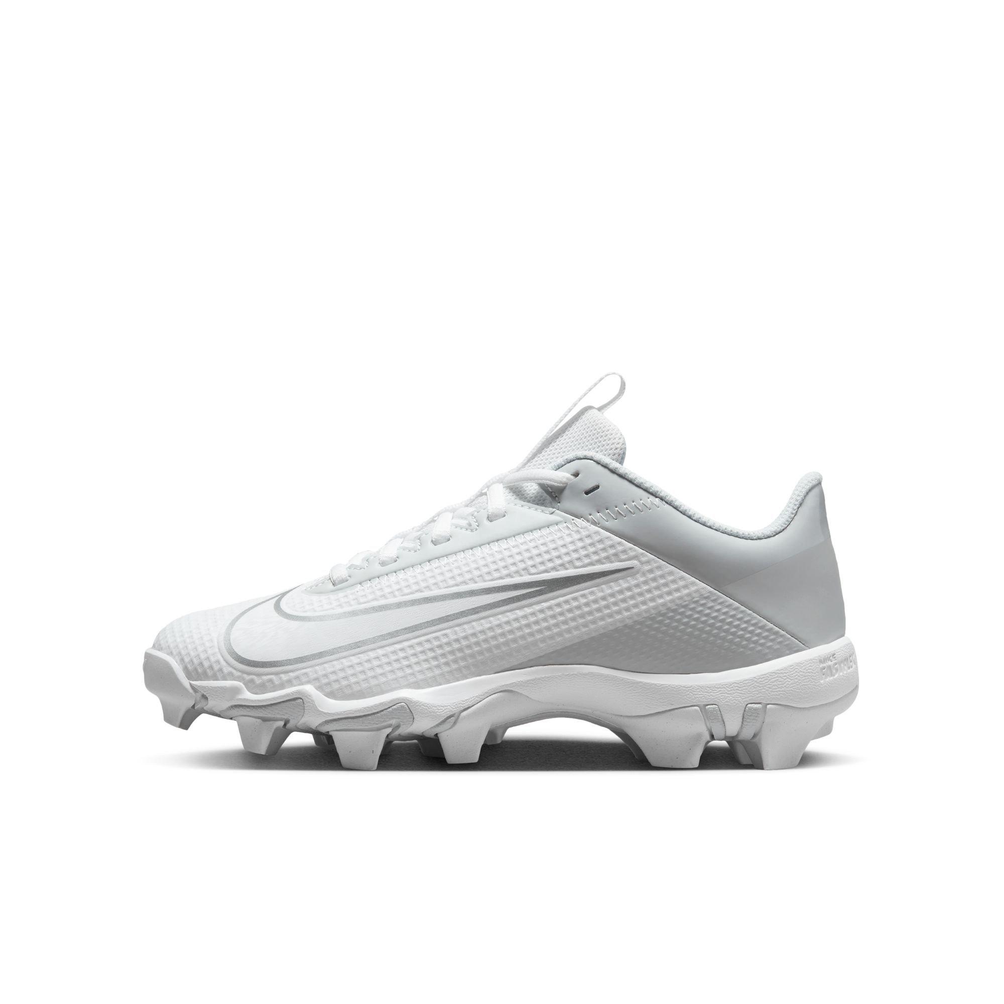 Nike Vapor Edge Shark 2  Grade School Boys' "White/Metallic Silver" Football Cleat