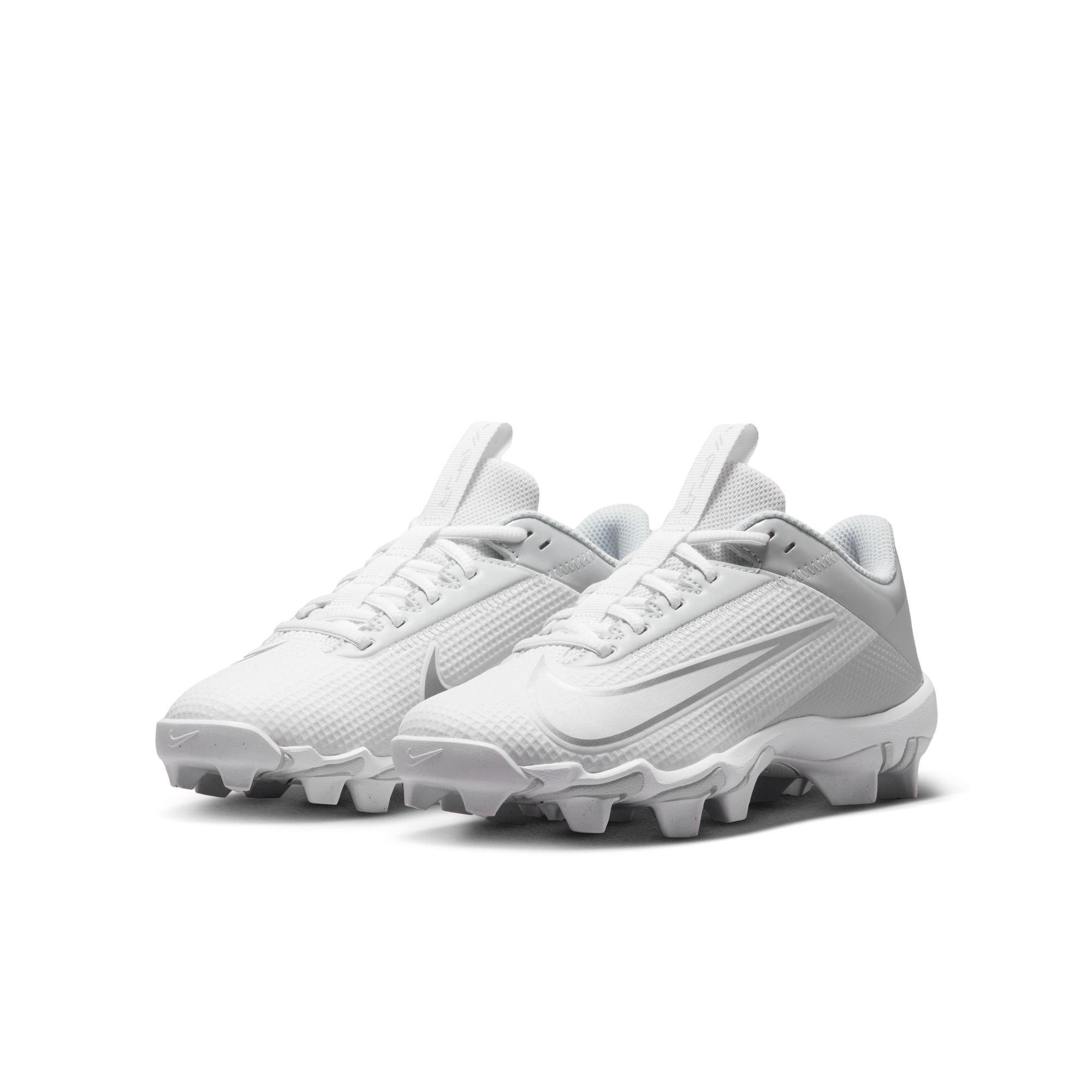 Nike Vapor Edge Shark 2  Grade School Boys' "White/Metallic Silver" Football Cleat