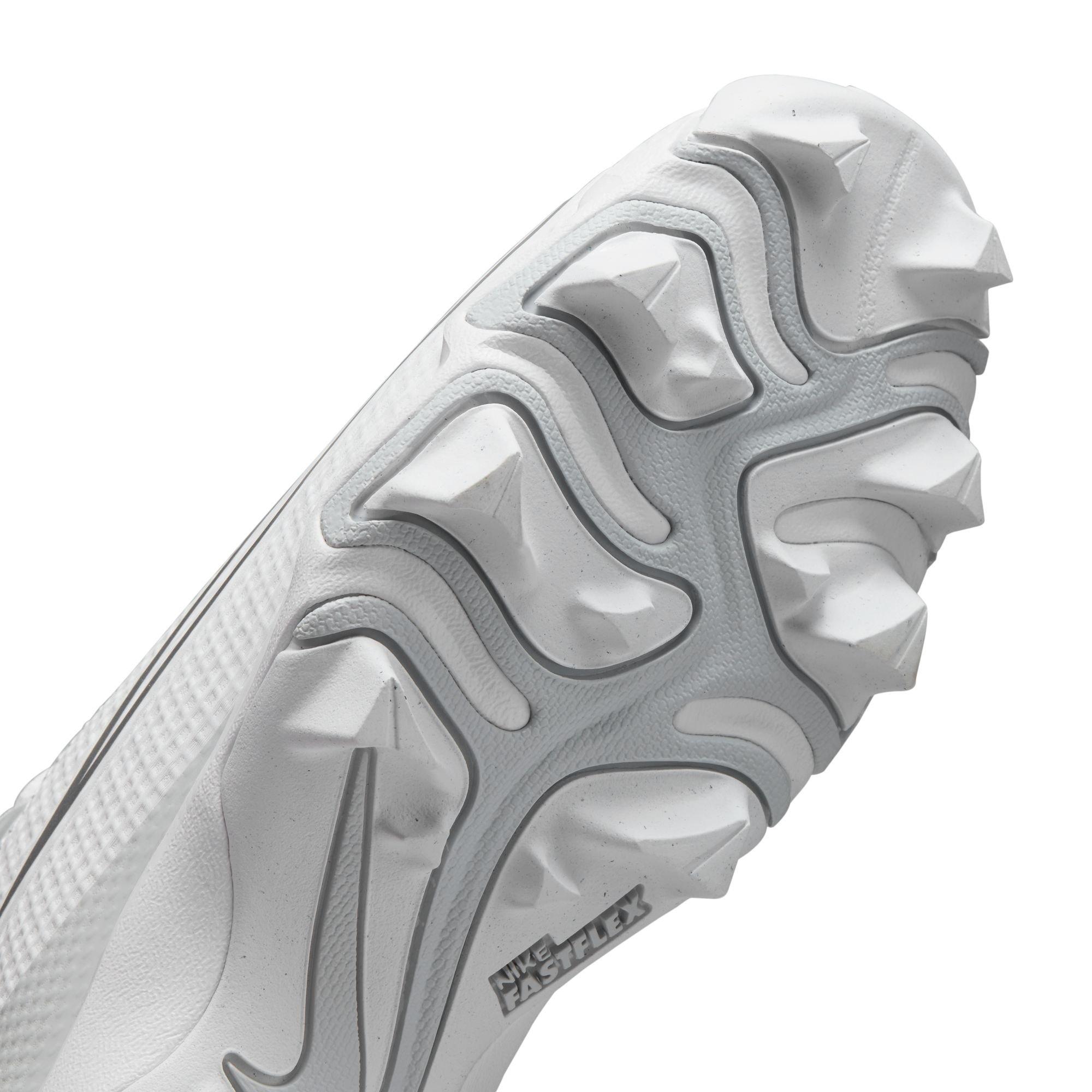 Nike Vapor Edge Shark 2  Grade School Boys' "White/Metallic Silver" Football Cleat