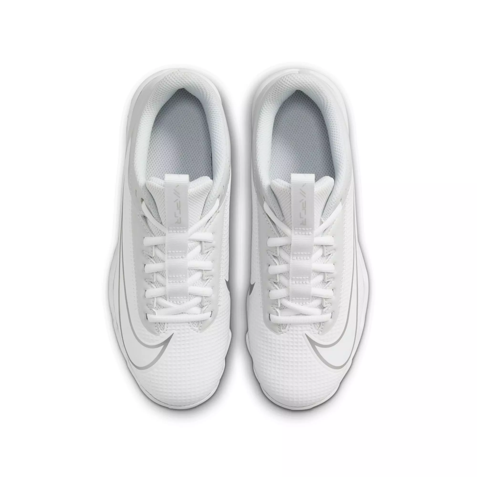 Nike Vapor Edge Shark 2 "White/Metallic Silver" Preschool Boys' Football Cleat - WHITE/SILVER