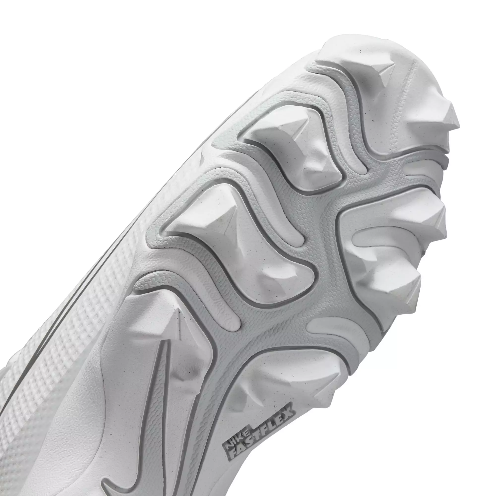 Nike Vapor Edge Shark 2 "White/Metallic Silver" Preschool Boys' Football Cleat - WHITE/SILVER
