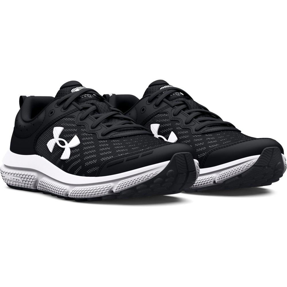 Under Armour Assert 10 Grade School Boys' "Black/White" Running Shoe