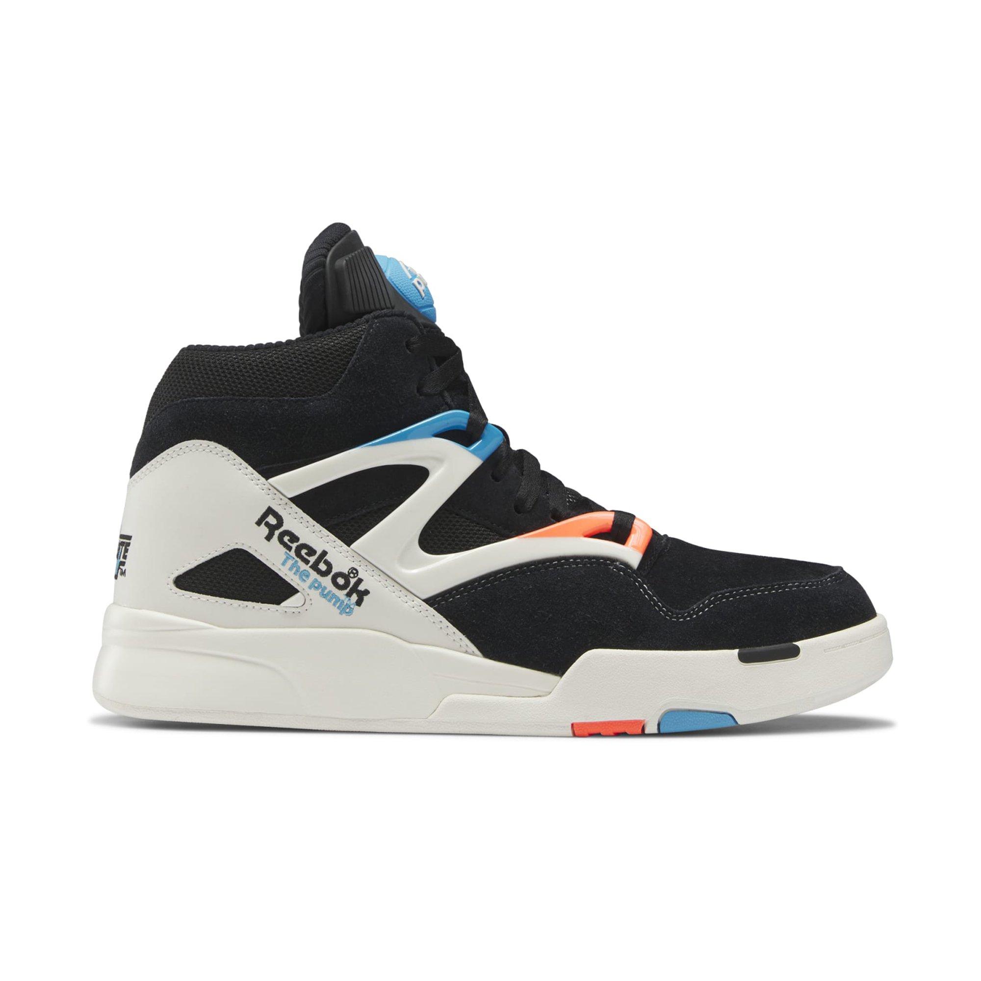 Reebok Pump II "Core Black/Chalk White/Orange" Basketball Shoe