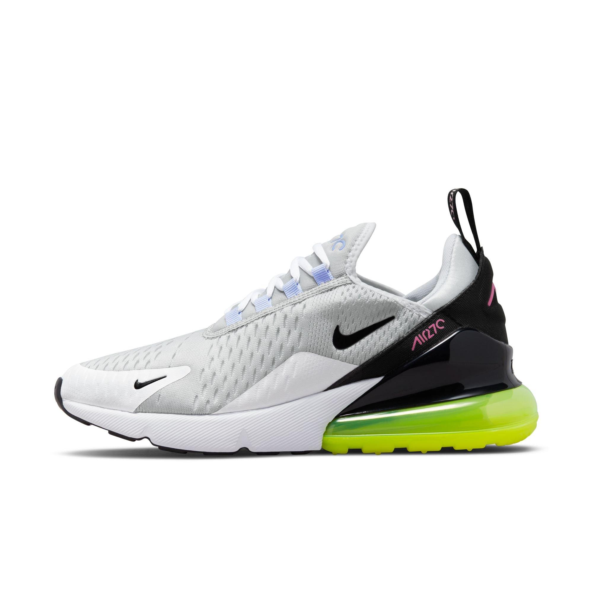 Nike Boys Air Max 270 - Shoes White/Black/Volt Size 06.5