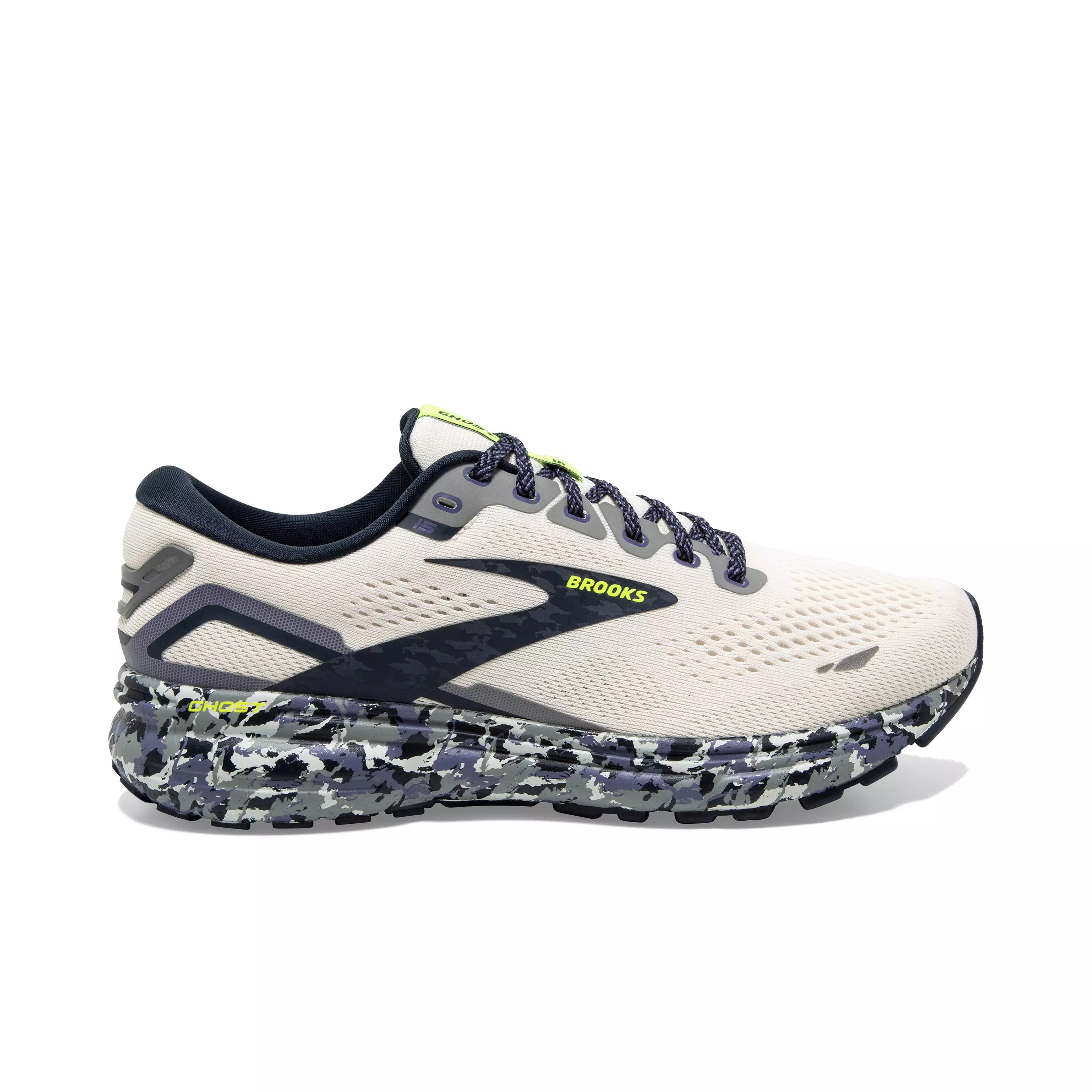 Brooks Ghost 15 "Cream Camo" Men's Running Shoe - CREAM