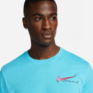 Nike Men's Sportswear Infinity Tee-Blue