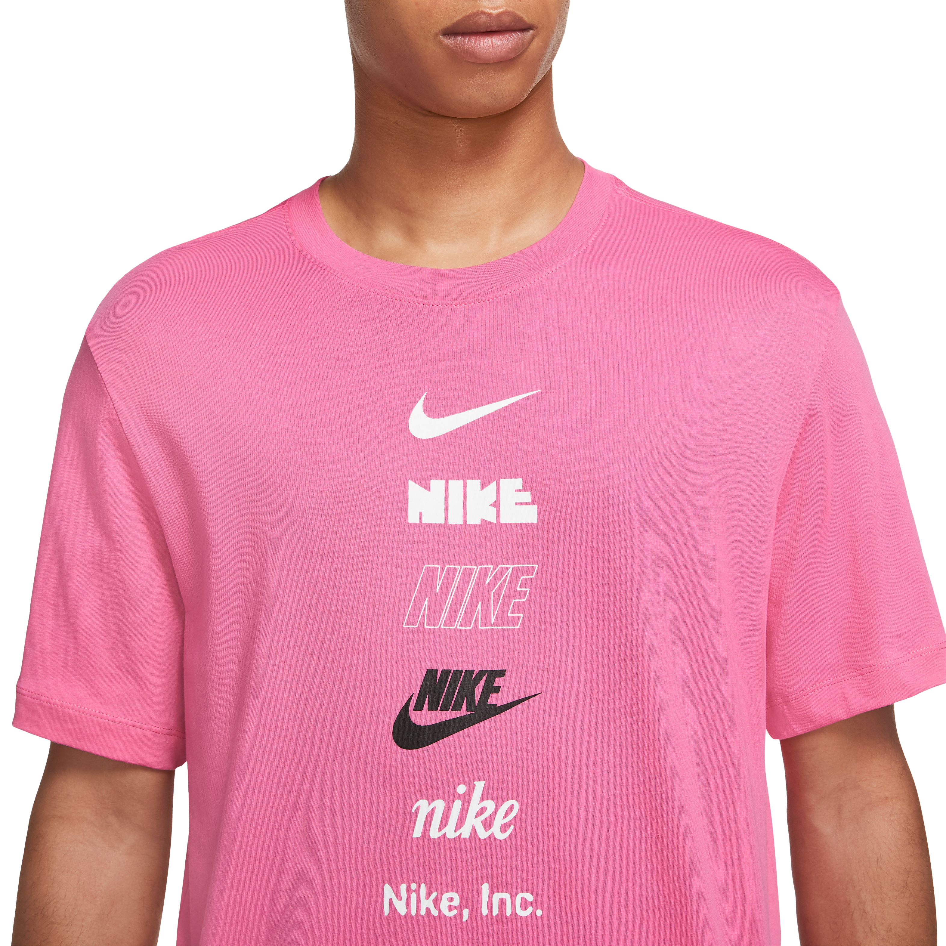 Nike t hotsell shirt mens pink