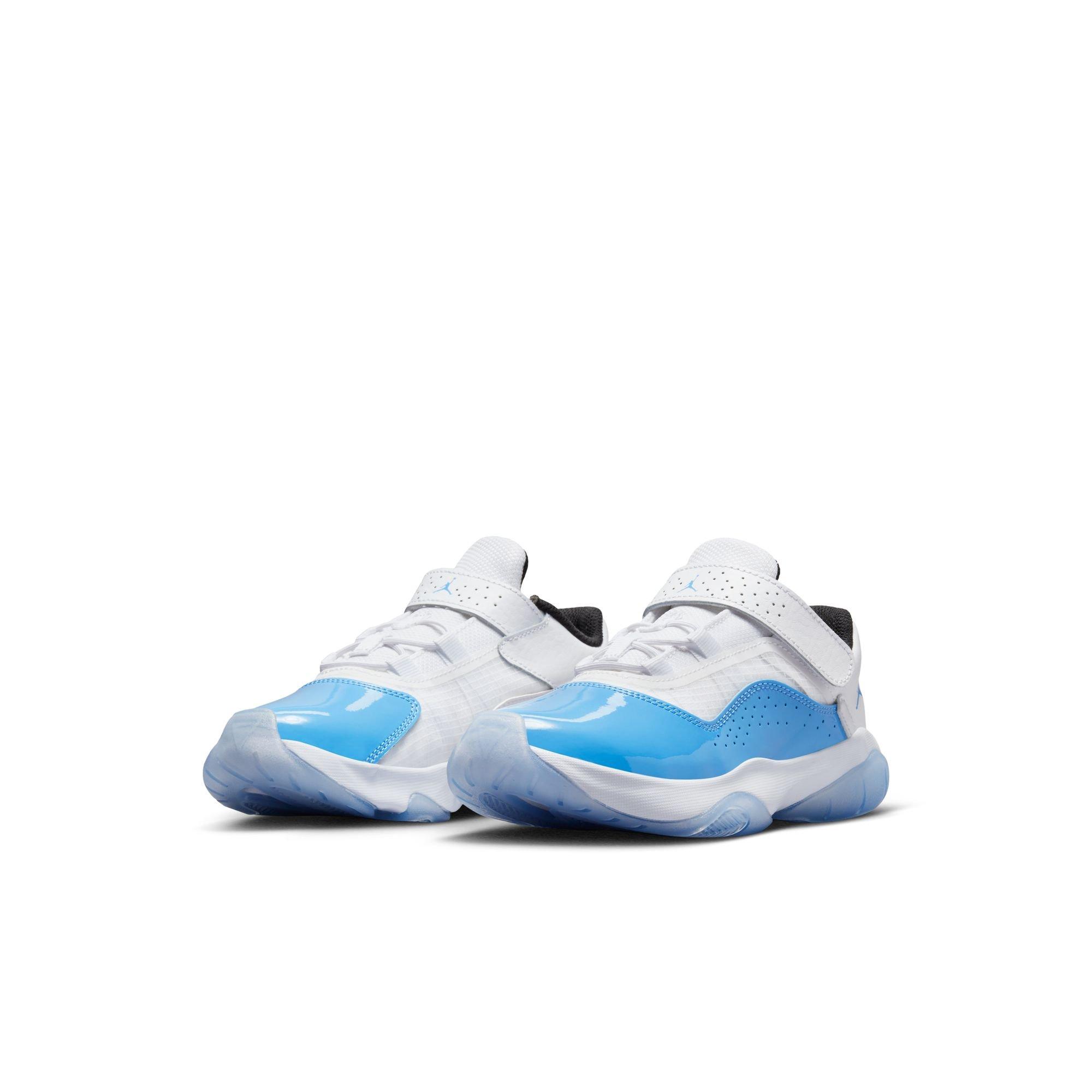 Jordan 11 CMFT Low Preschool Boys' "White/University Blue/Black" Shoe