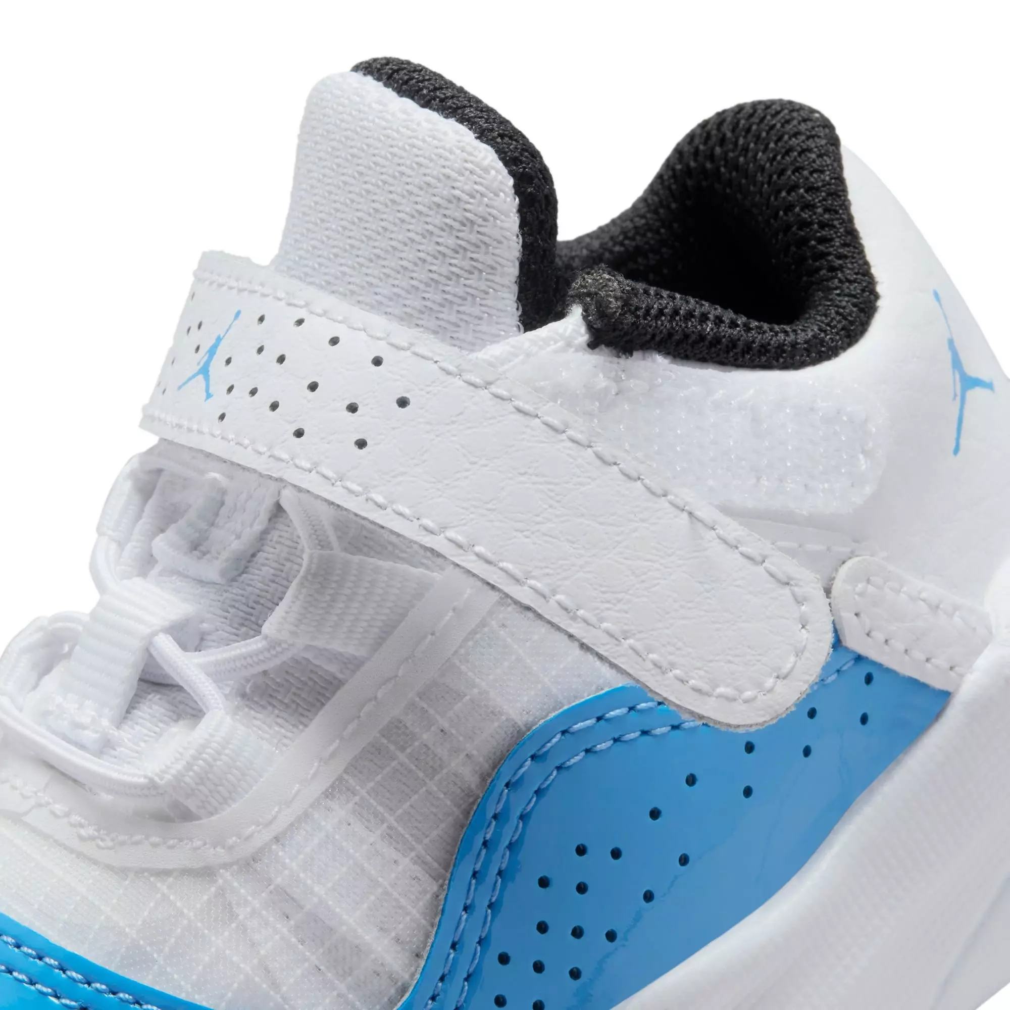 Jordan 11 CMFT Low "White/University Blue/Black" Toddler Boys' Shoe - WHITE/CAROLINA BLUE