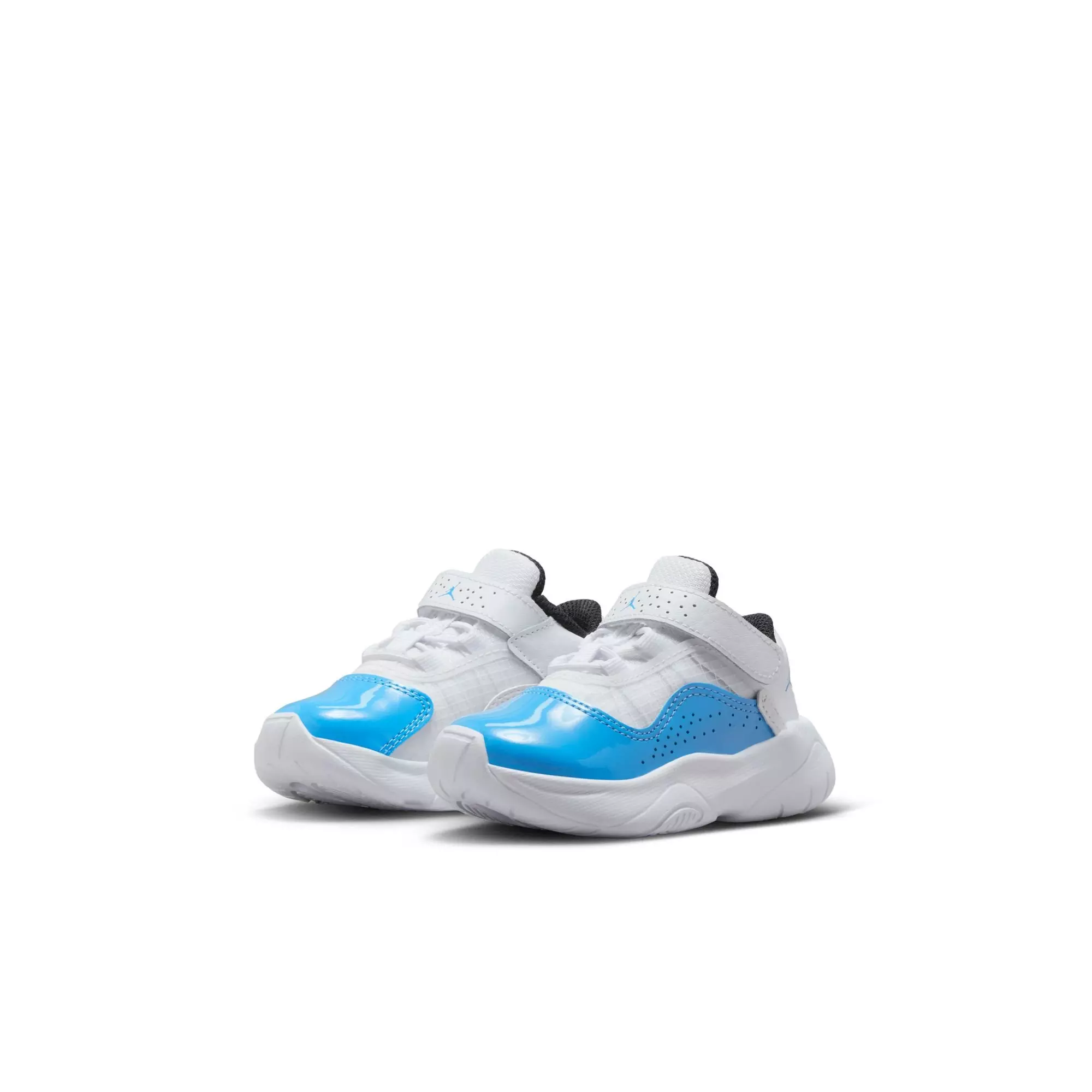 Jordan 11 CMFT Low "White/University Blue/Black" Toddler Boys' Shoe - WHITE/CAROLINA BLUE
