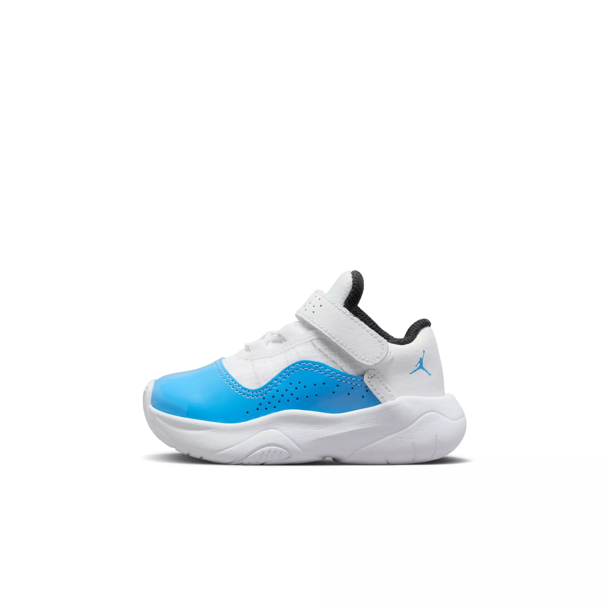 Jordan 11 CMFT Low "White/University Blue/Black" Toddler Boys' Shoe - WHITE/CAROLINA BLUE