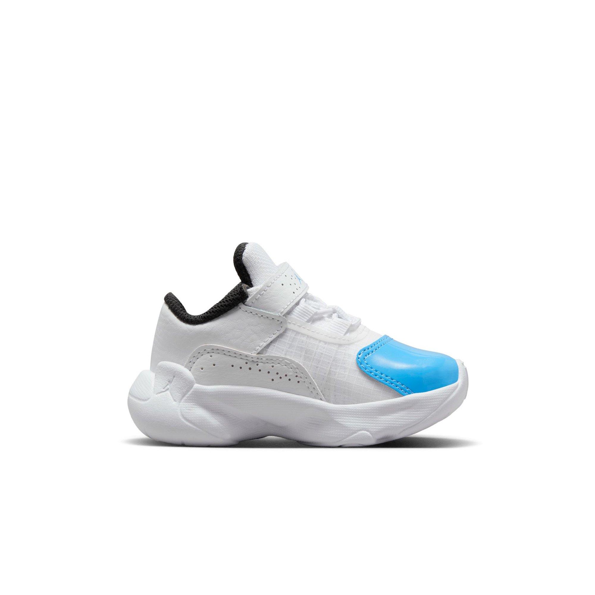 Jordan 11 CMFT Low "White/University Blue/Black" Toddler Boys' Shoe - WHITE/CAROLINA BLUE Thumbnail View 2