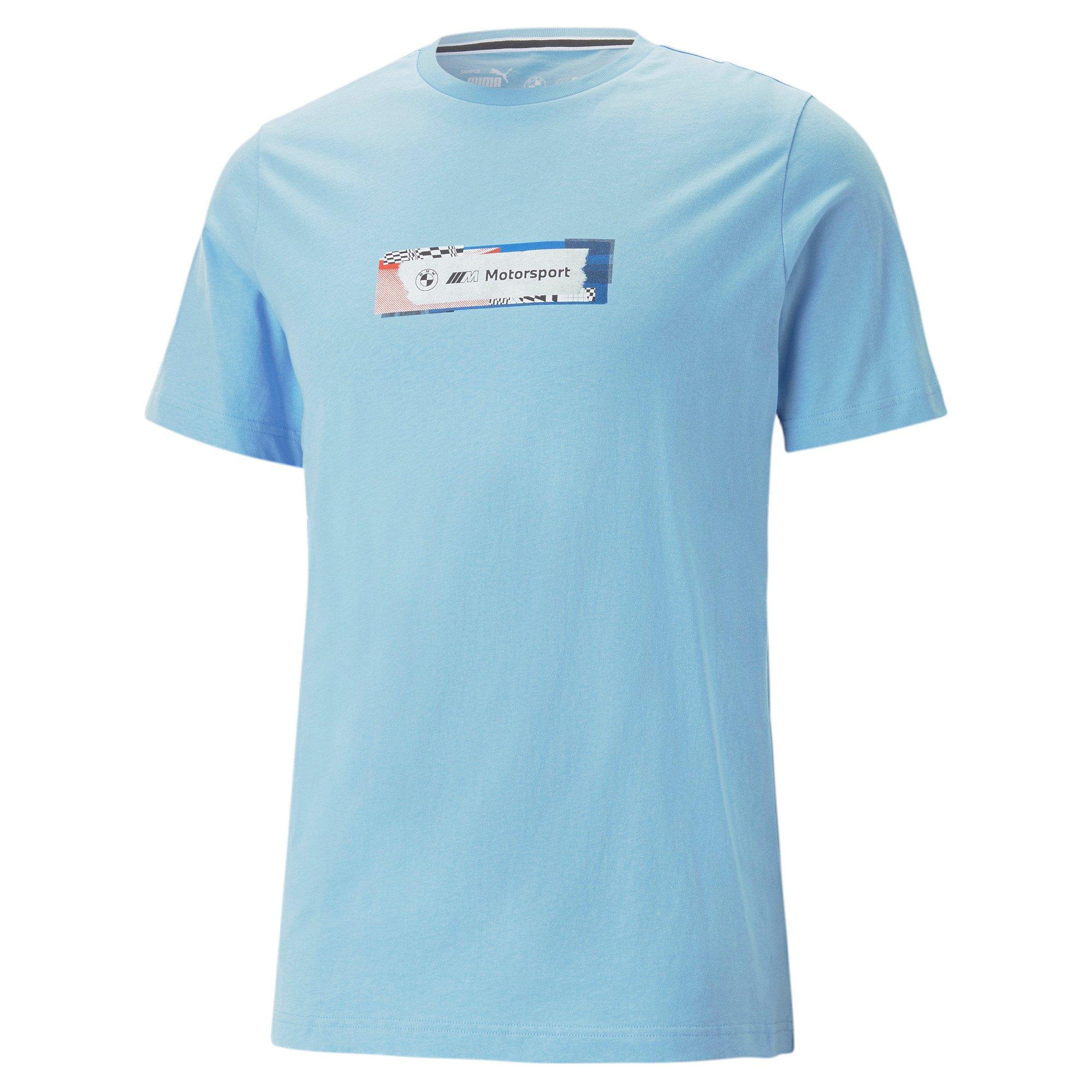 Puma Men's BMW Statement Logo Tee-Blue - BLUE