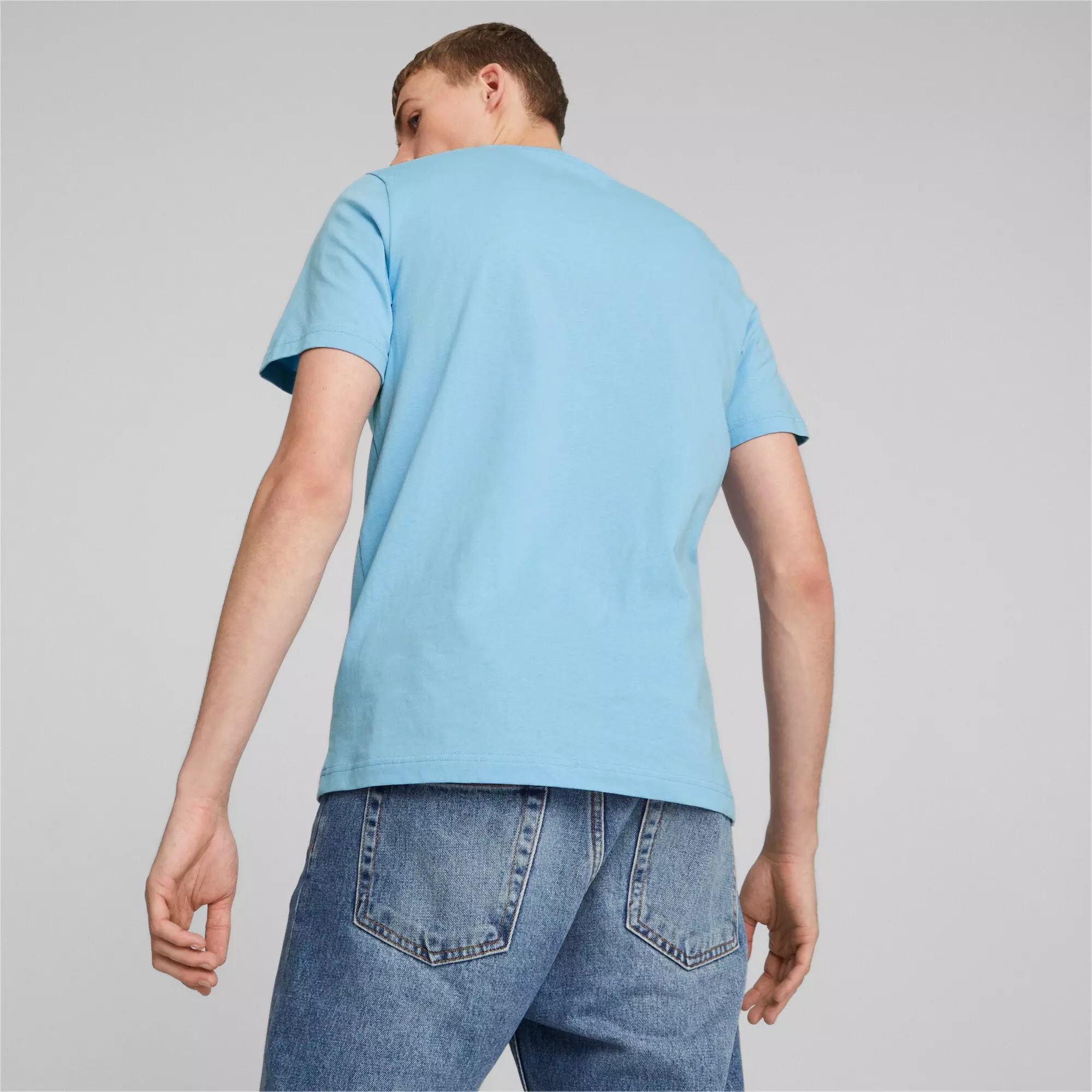 Puma Men's BMW Statement Logo Tee-Blue - BLUE