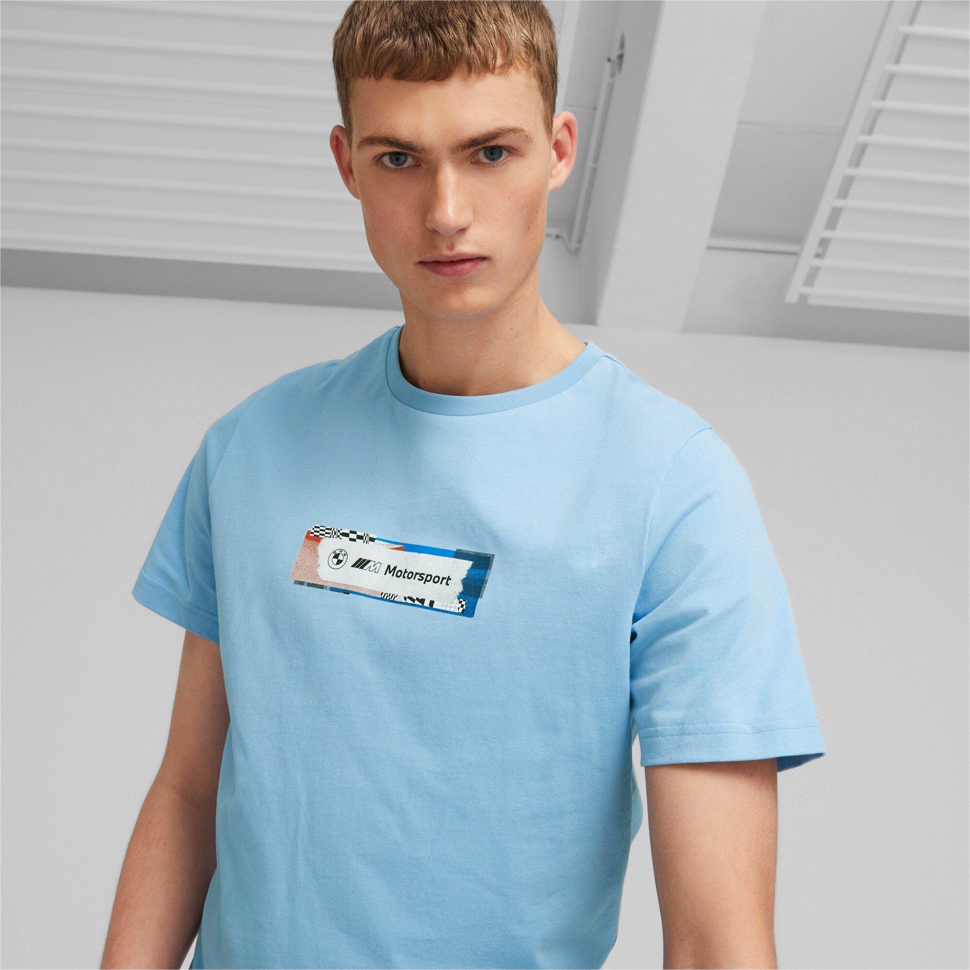 Puma Men's BMW Statement Logo Tee-Blue - BLUE Thumbnail View 1