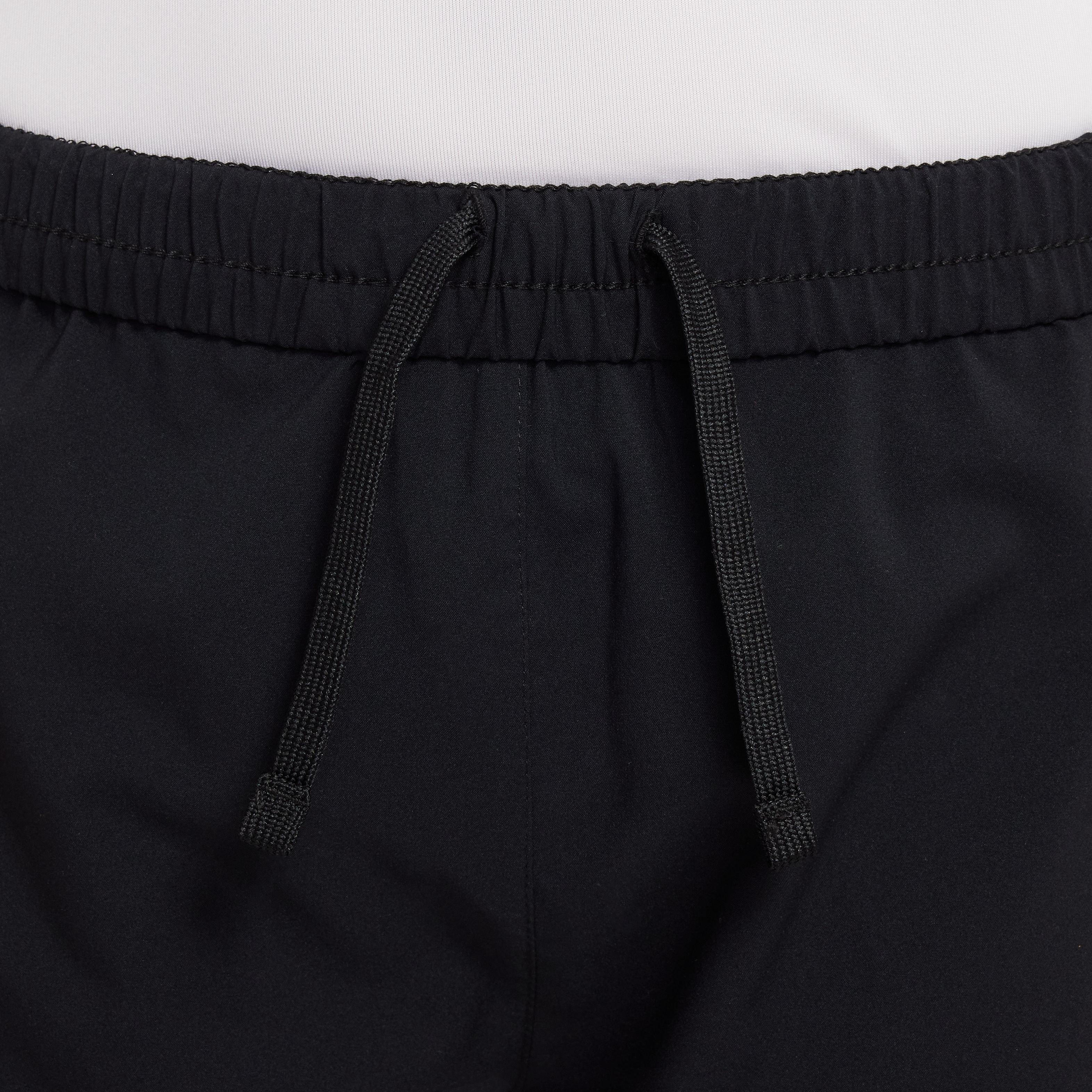 Nike Dri-FIT High-Waisted Woven Training Big Girls' Black Shorts