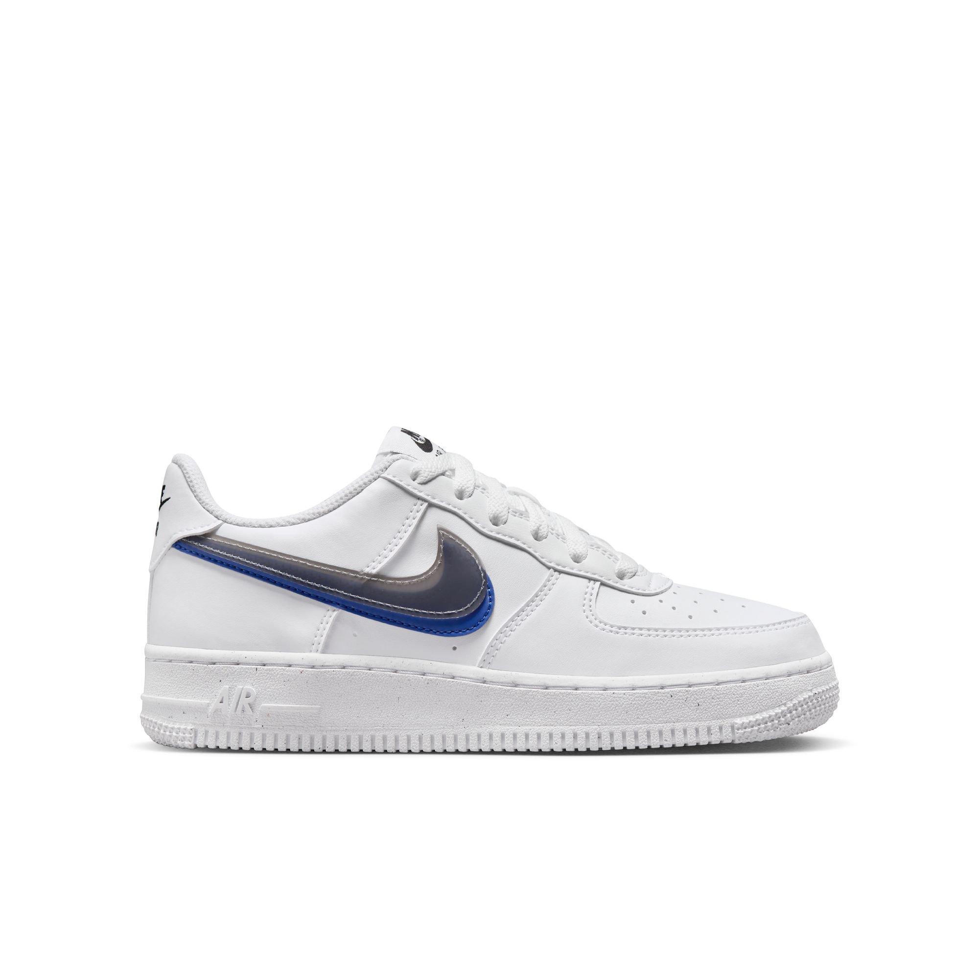 Nike Air Force 1 LV8 2 Black/White Grade School Kids' Shoe - Hibbett