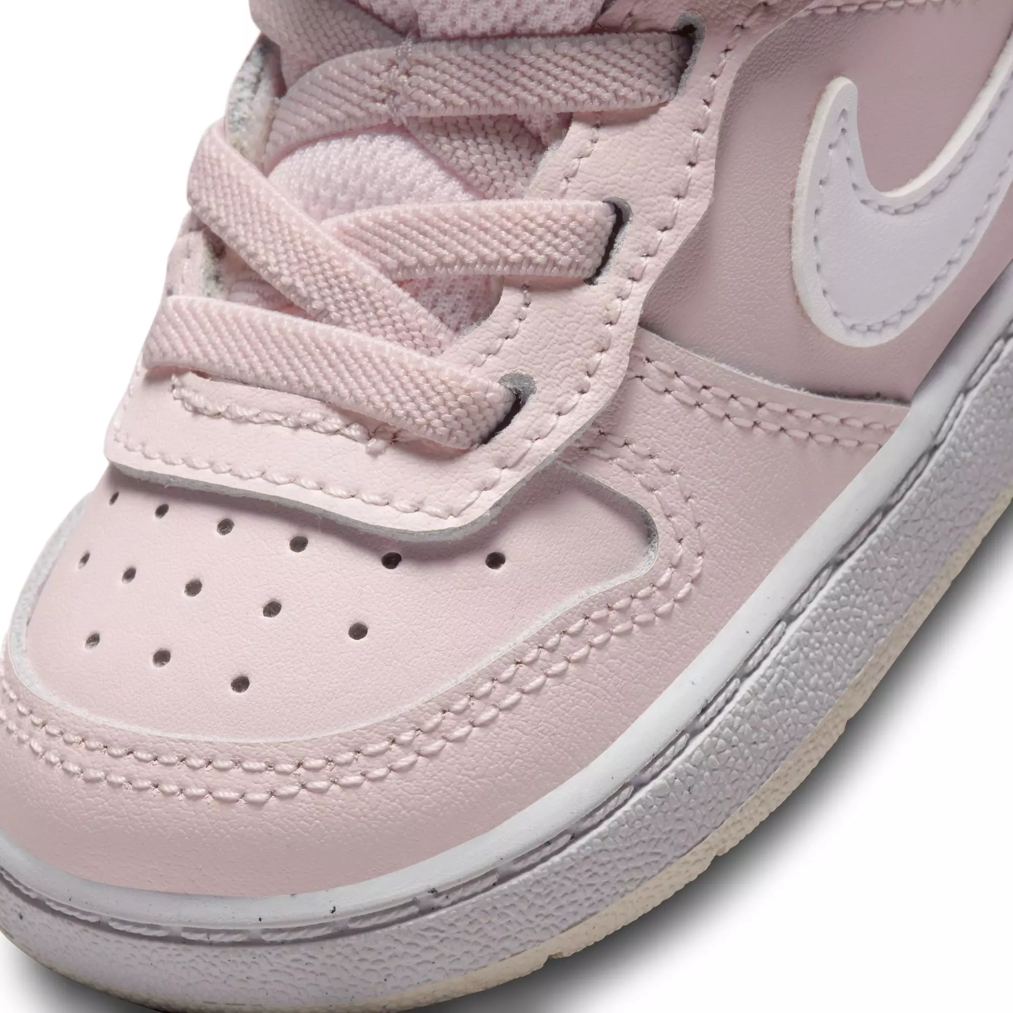 Nike Court Borough Mid 2 "Pearl Pink/White/Summit White" Toddler Girls' Shoe - PINK/WHITE