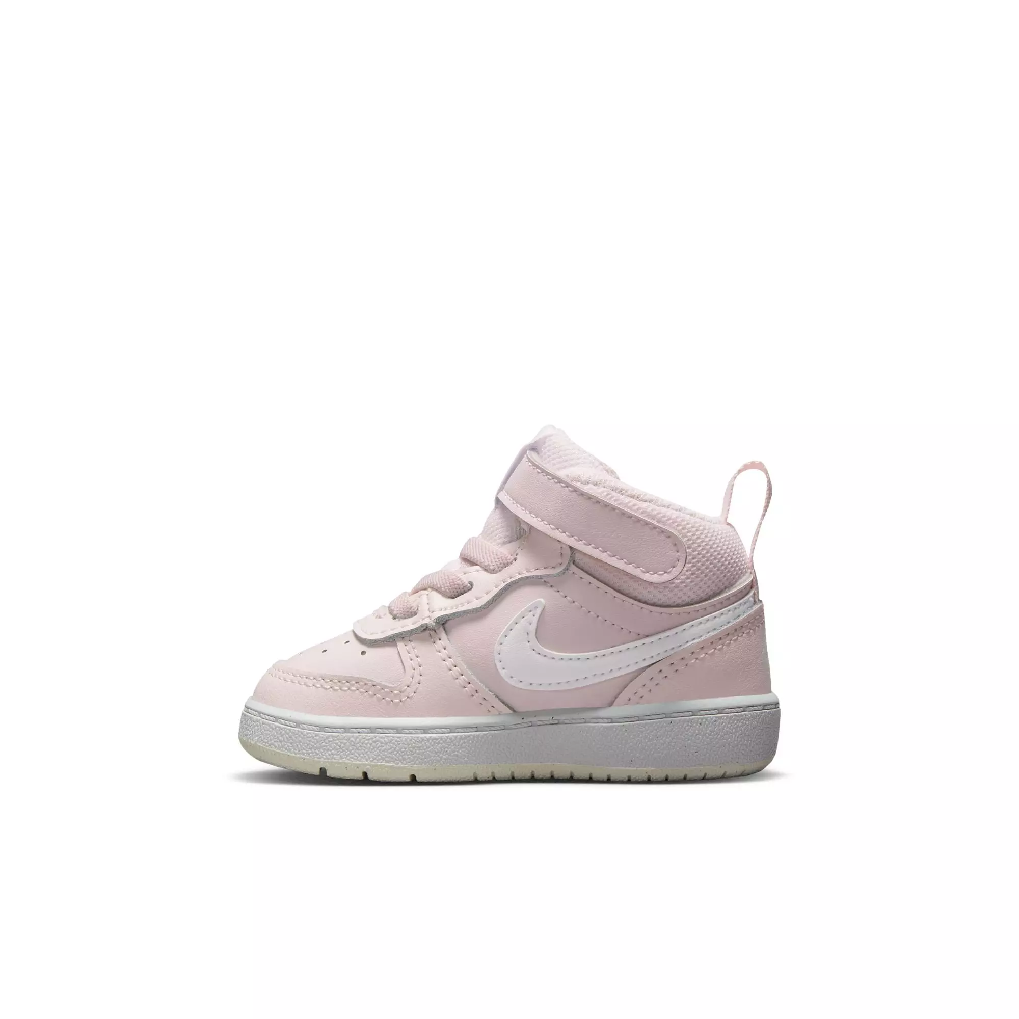 Nike Court Borough Mid 2 "Pearl Pink/White/Summit White" Toddler Girls' Shoe - PINK/WHITE