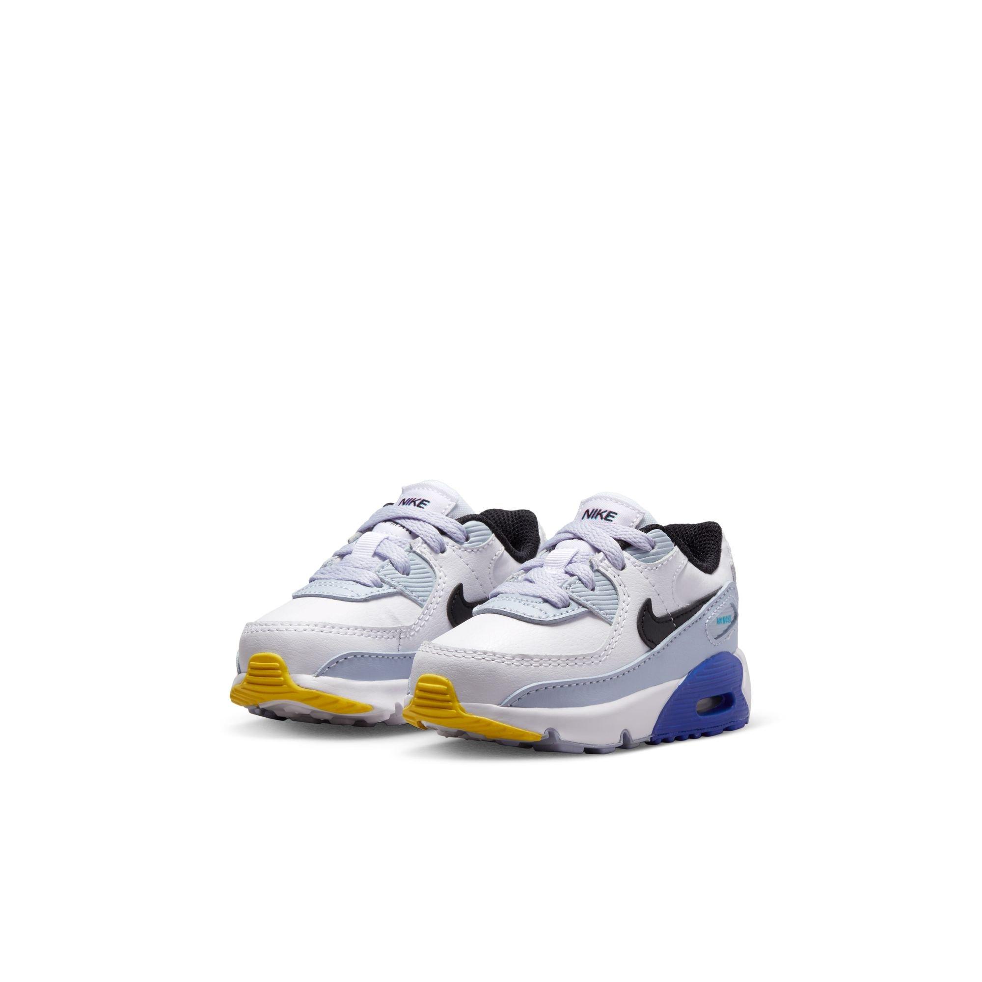 Nike Air Max 90 Leather 'White Blue Whisper' PS Size 1Y Shoes