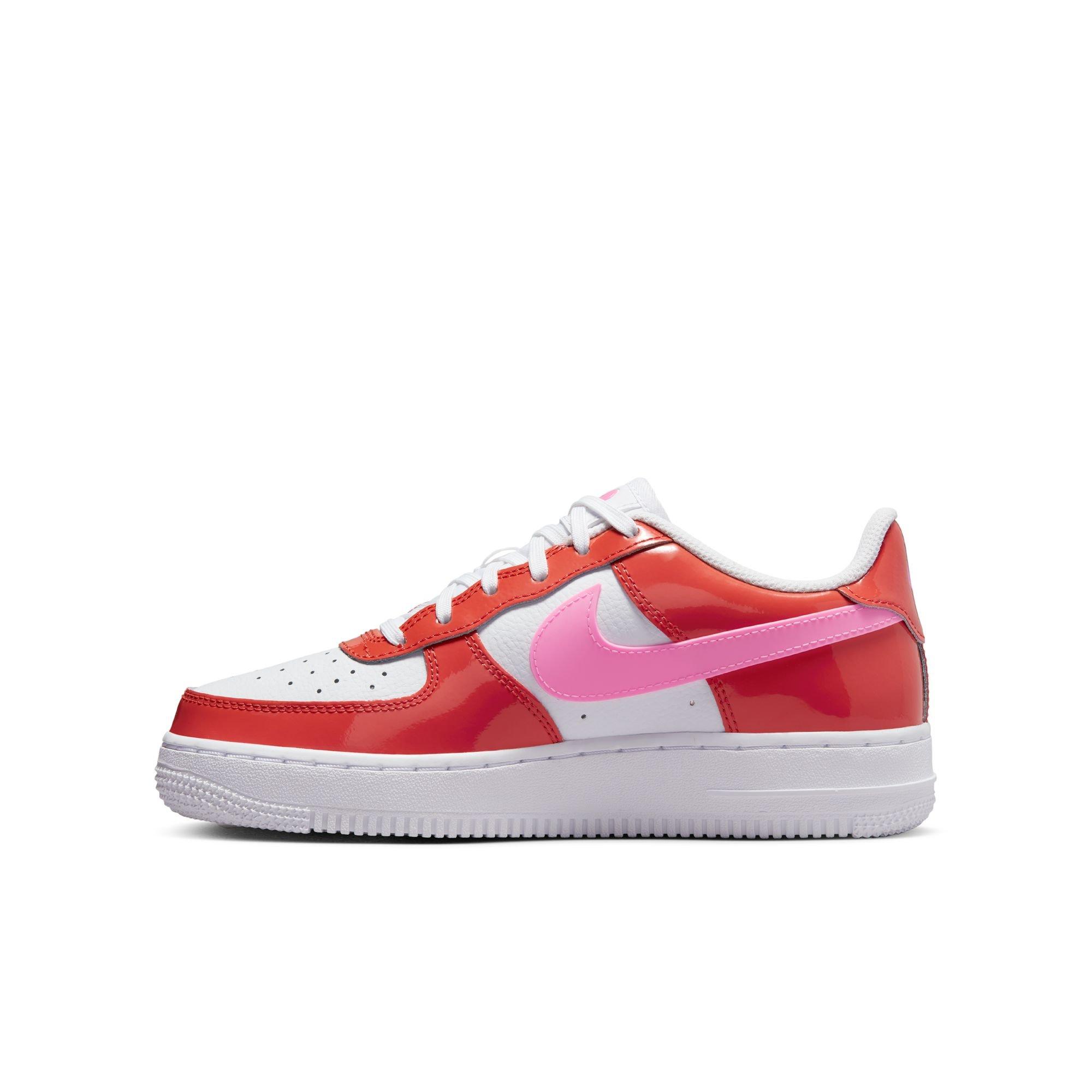 Nike Air Force 1 Low '07 White/Picante Red Men's Shoe - Hibbett