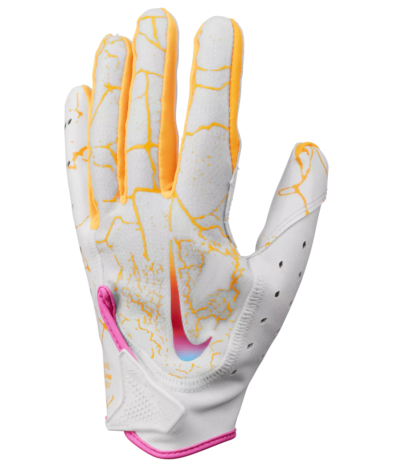 Nike Youth Vapor Jet 7 Equinox Football Receiver Gloves - WHITE