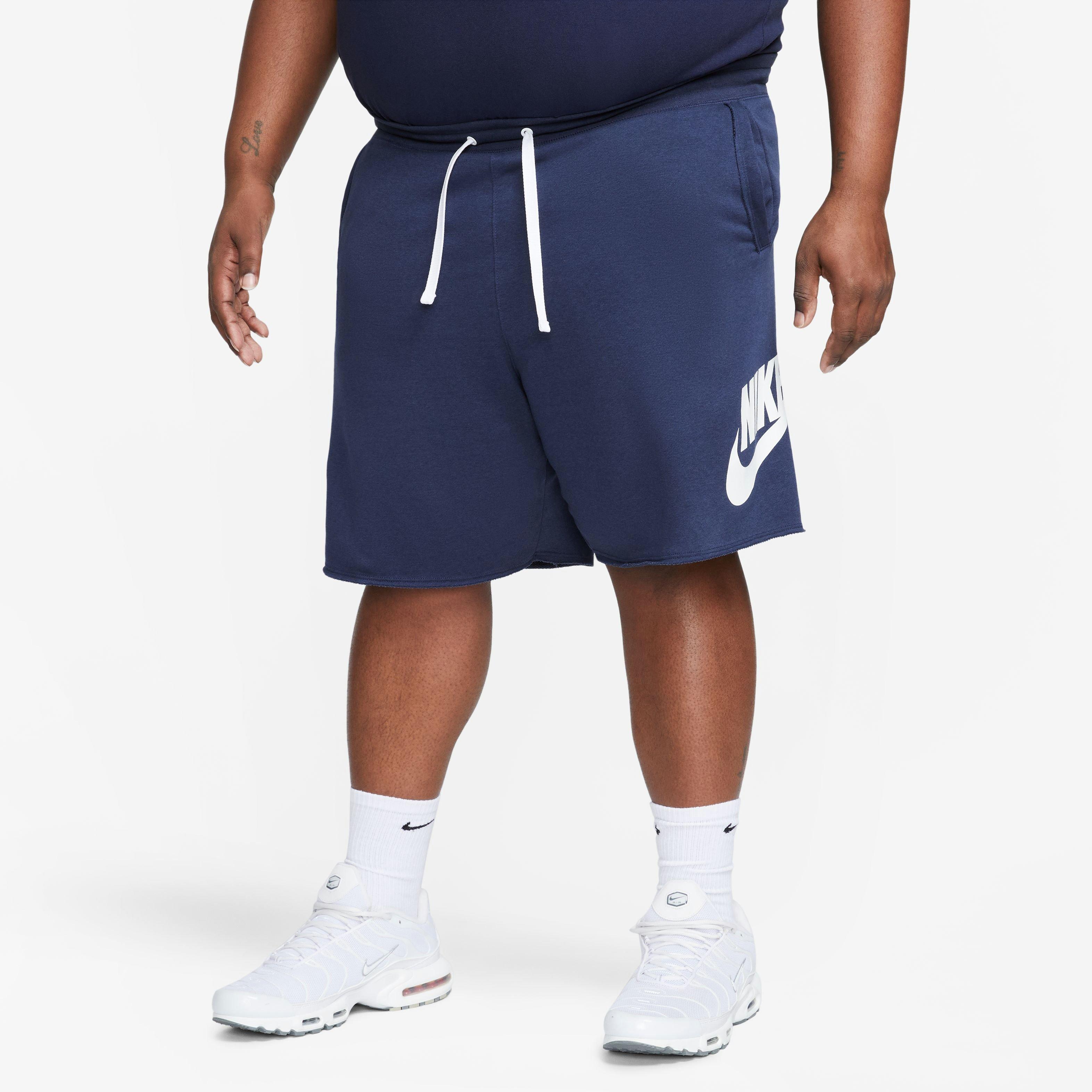 Nike Club Fleece Alumni French Terry Men's Navy Shorts