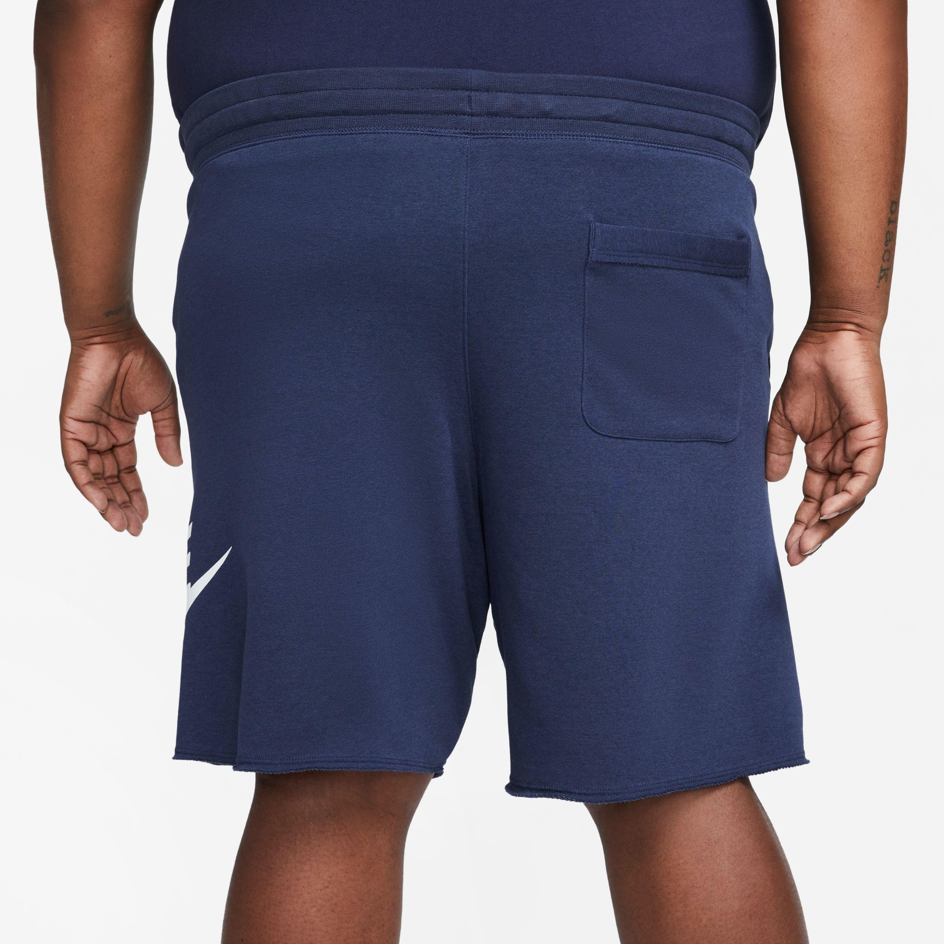 Nike Club Fleece Alumni French Terry Men's Navy Shorts