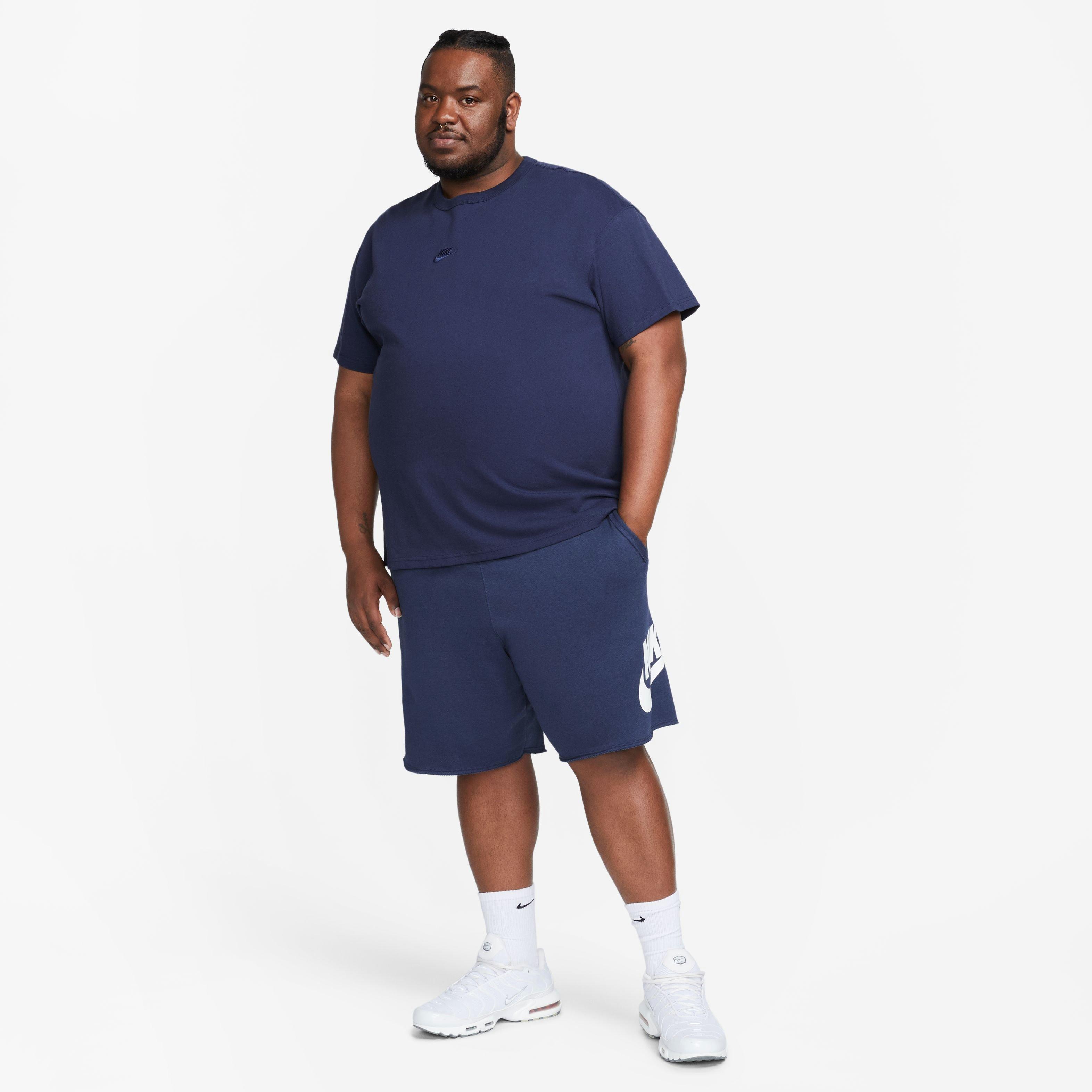 Nike Club Fleece Alumni French Terry Men's Navy Shorts