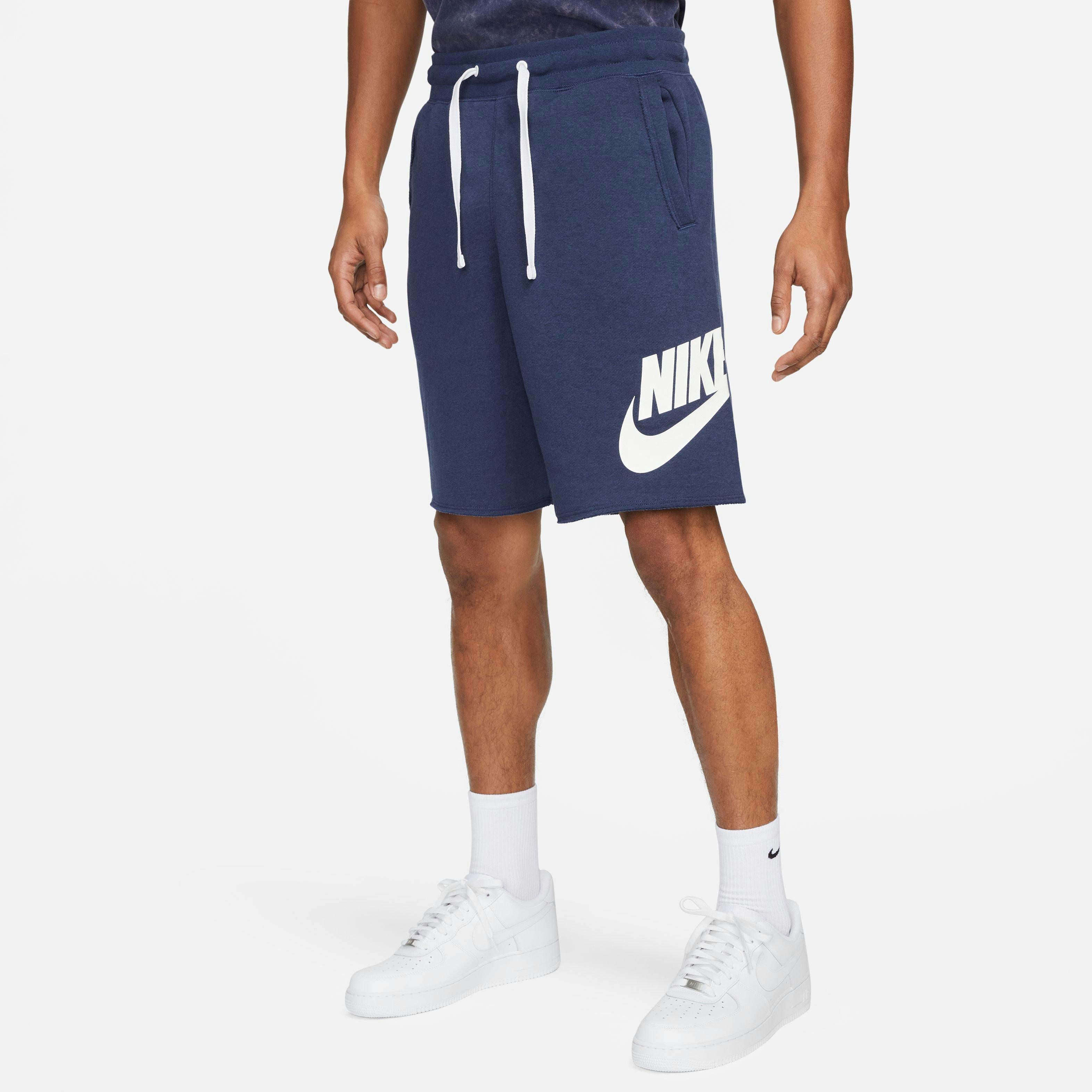 Nike Club Fleece Alumni French Terry Men's Navy Shorts