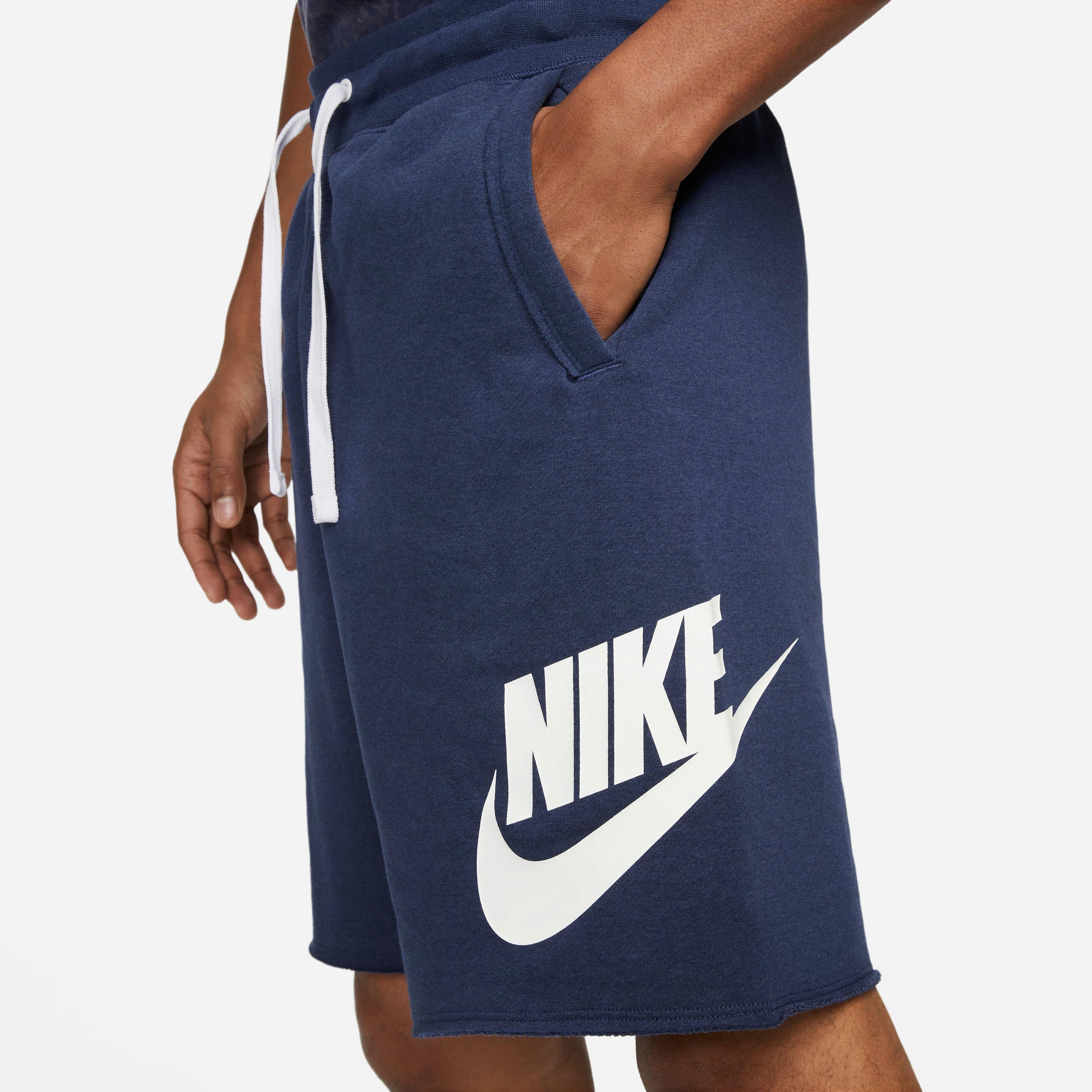 Nike Club Fleece Alumni French Terry Men's Navy Shorts