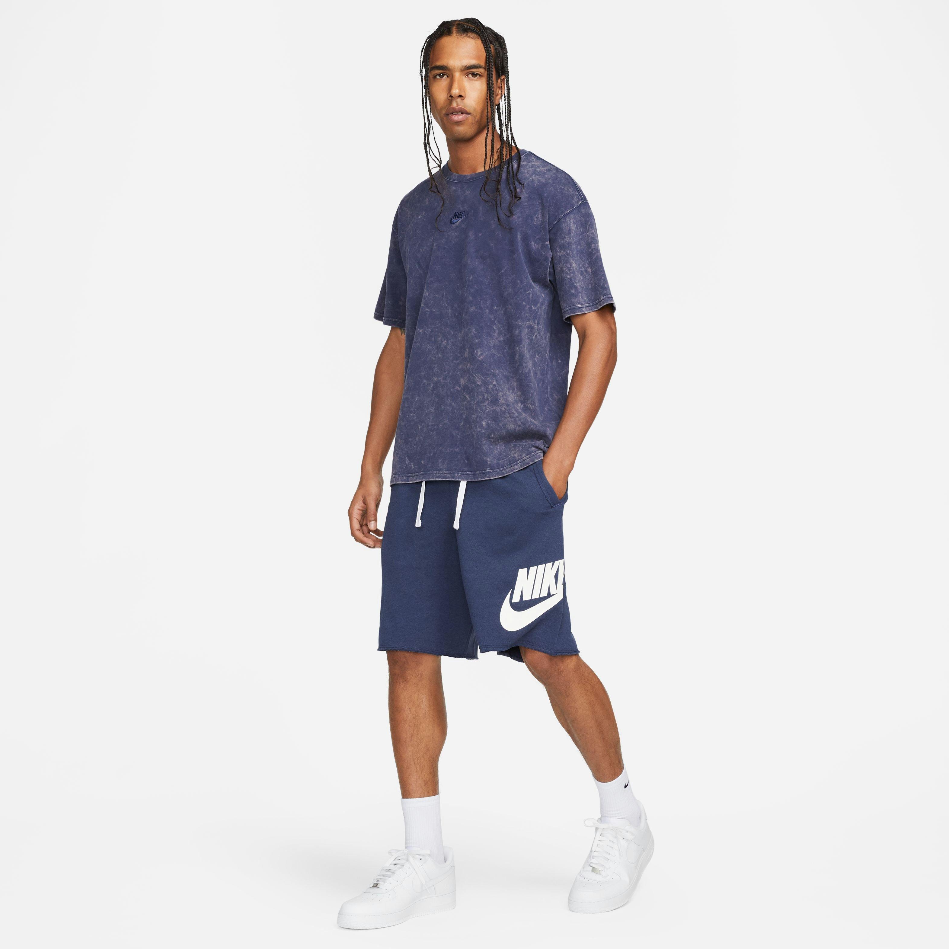 Nike Club Fleece Alumni French Terry Men's Navy Shorts