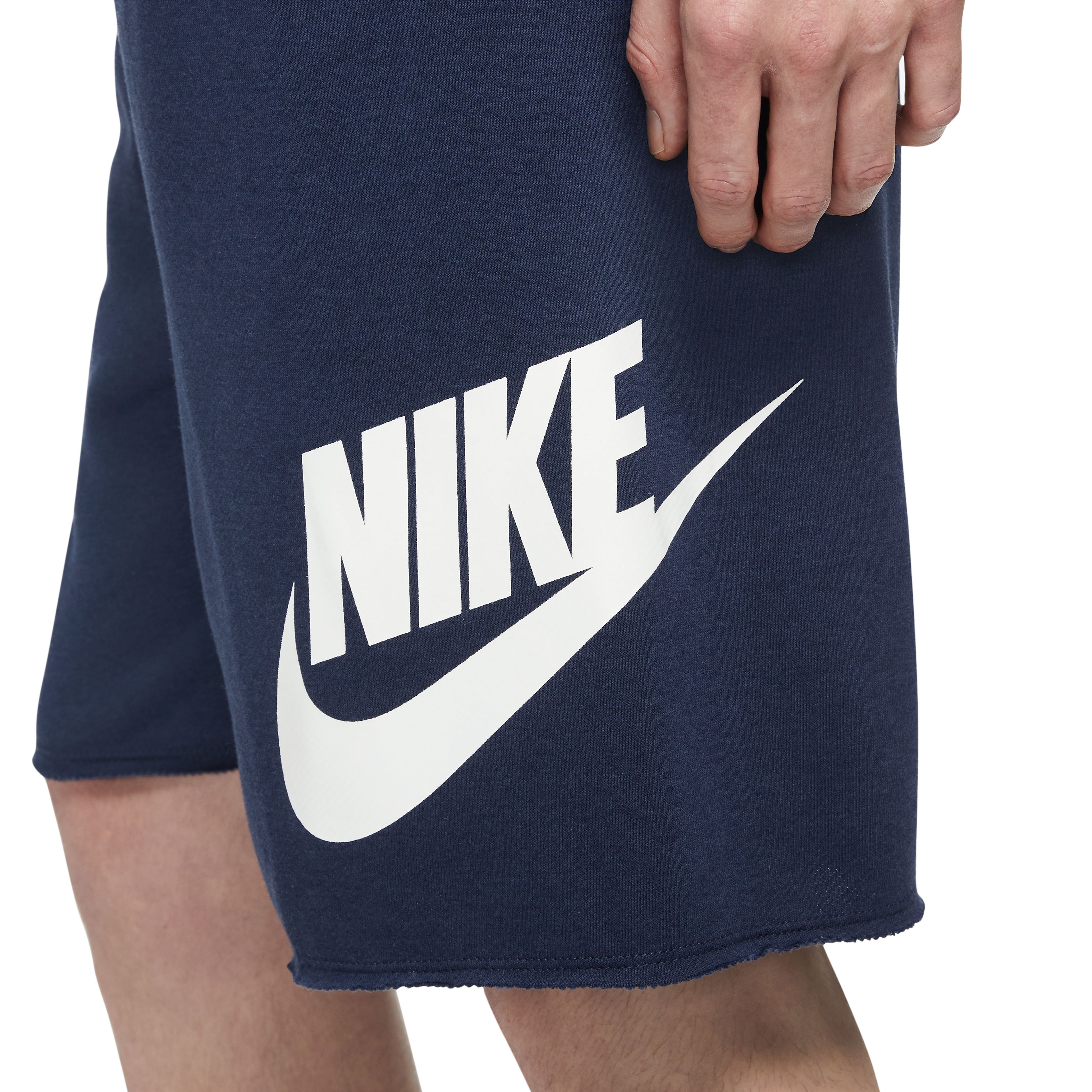 Nike Club Fleece Alumni French Terry Men's Navy Shorts