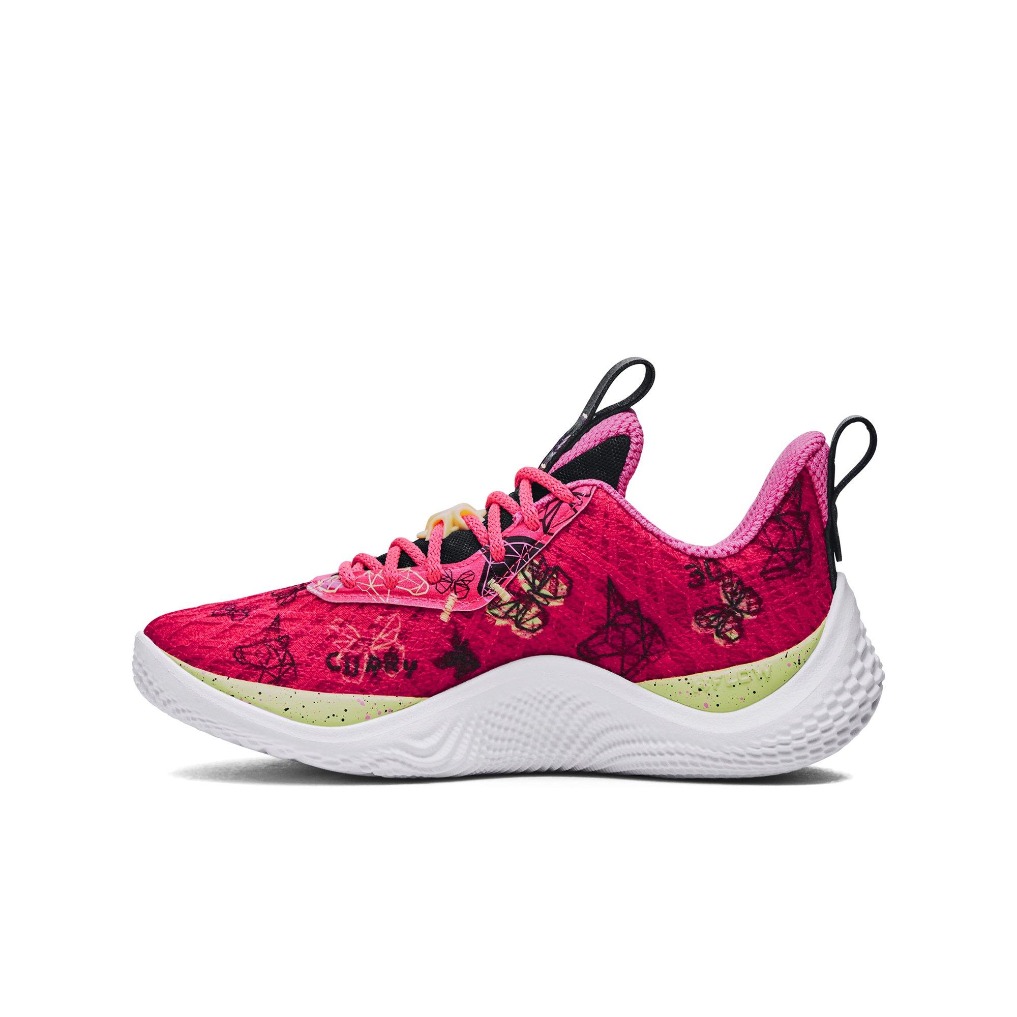 Under Armour Curry Flow 9 Blue/Pink Men's Basketball Shoe - Hibbett