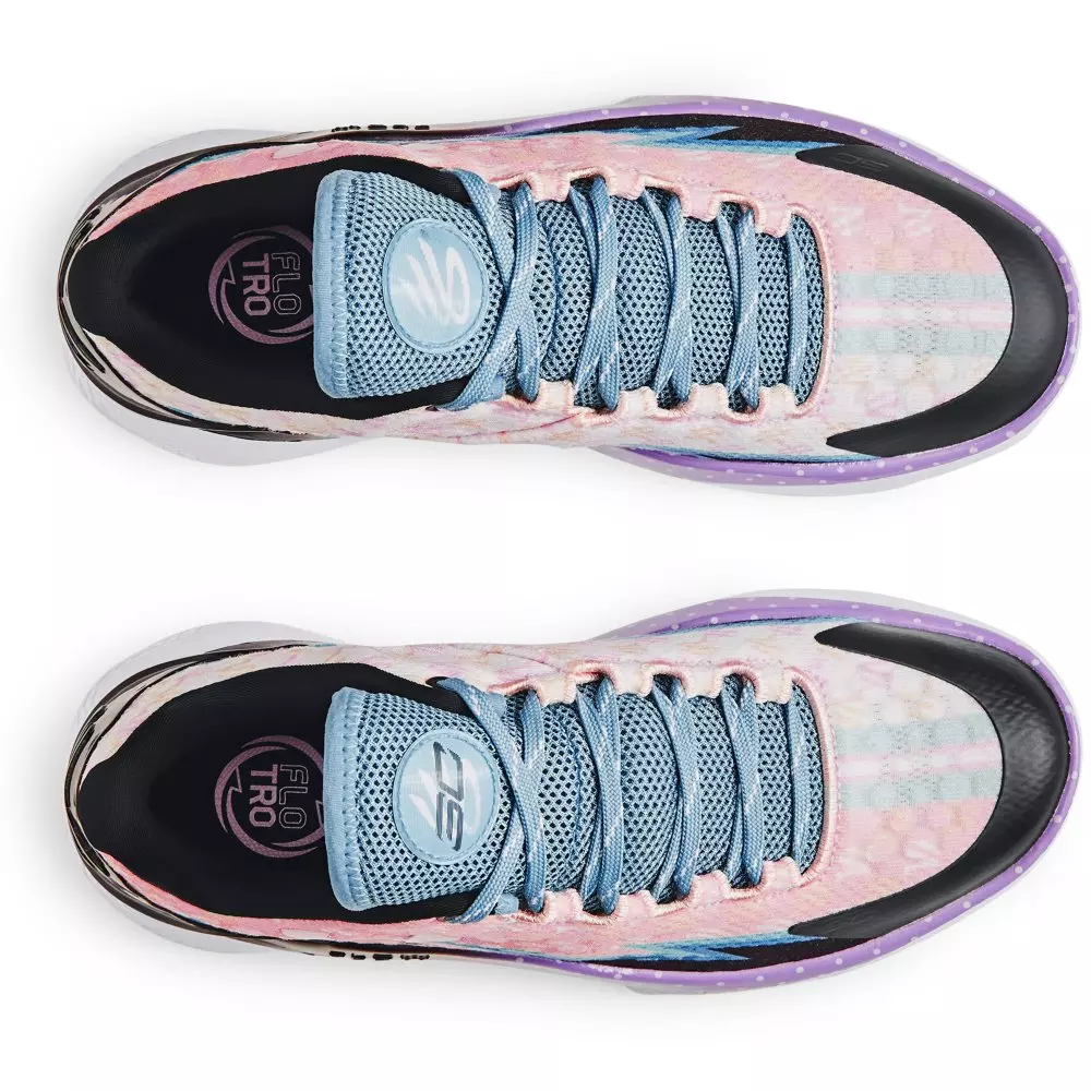 Under Armour Curry 1 Low FloTro "Draft Day" Men's Basketball Shoe - BLUE/PINK