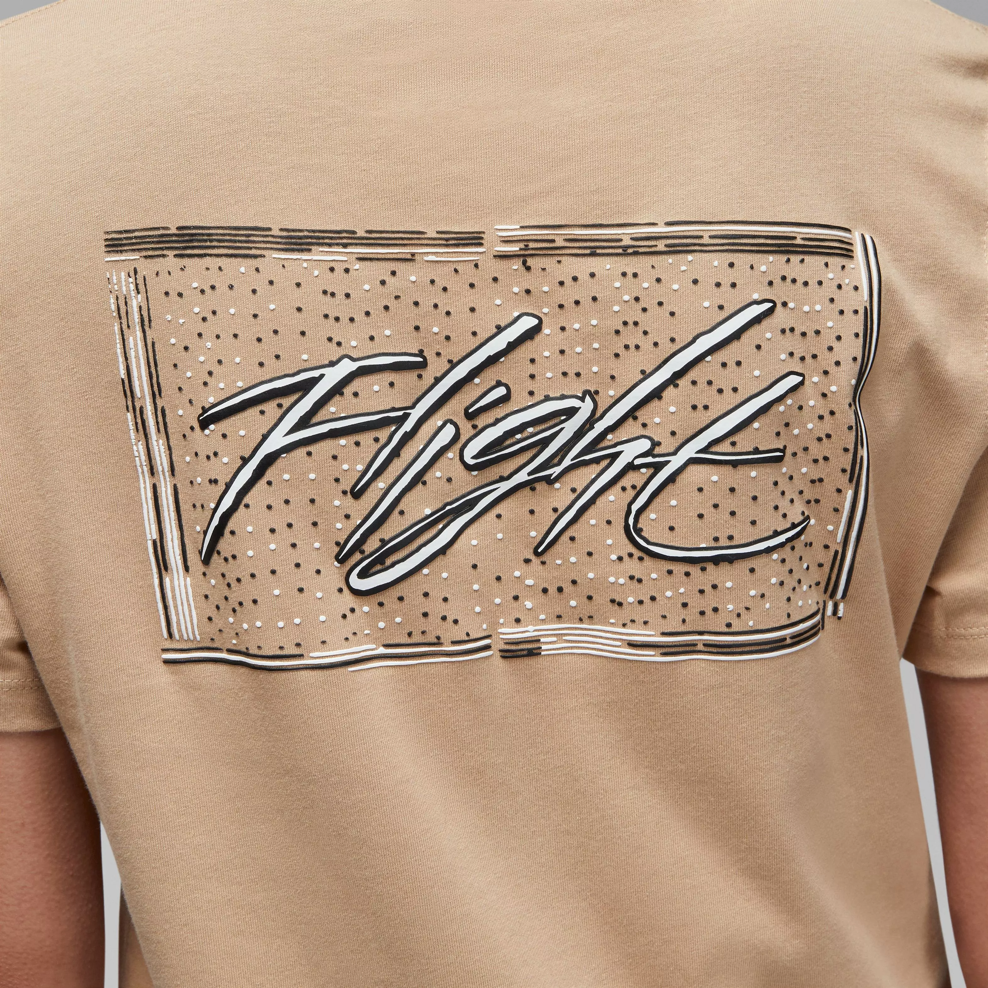 Jordan Women's Flight Graphic Tee-Tan - TAN