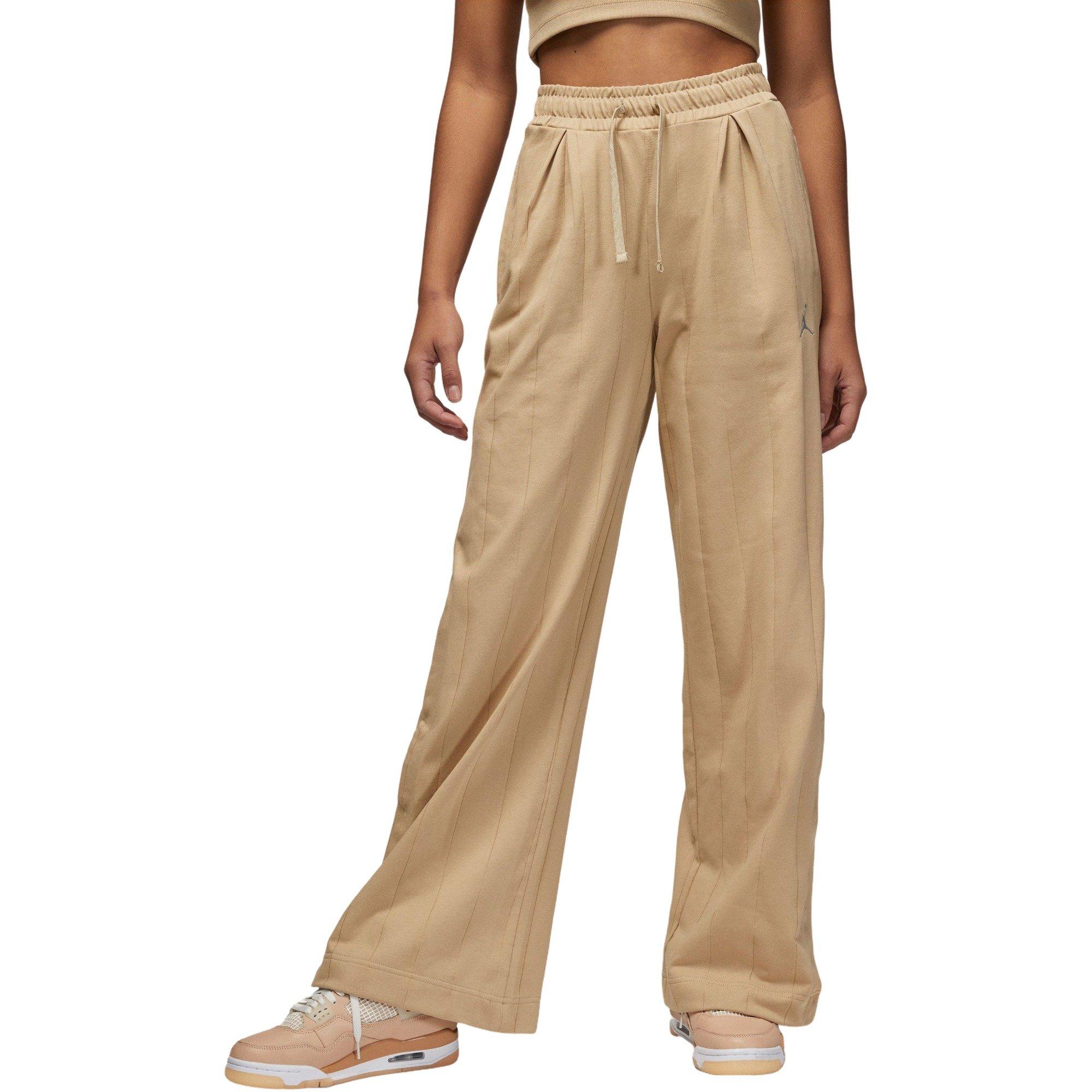 Jordan Women's Flight Knit Pants-Tan - TAN Thumbnail View 1