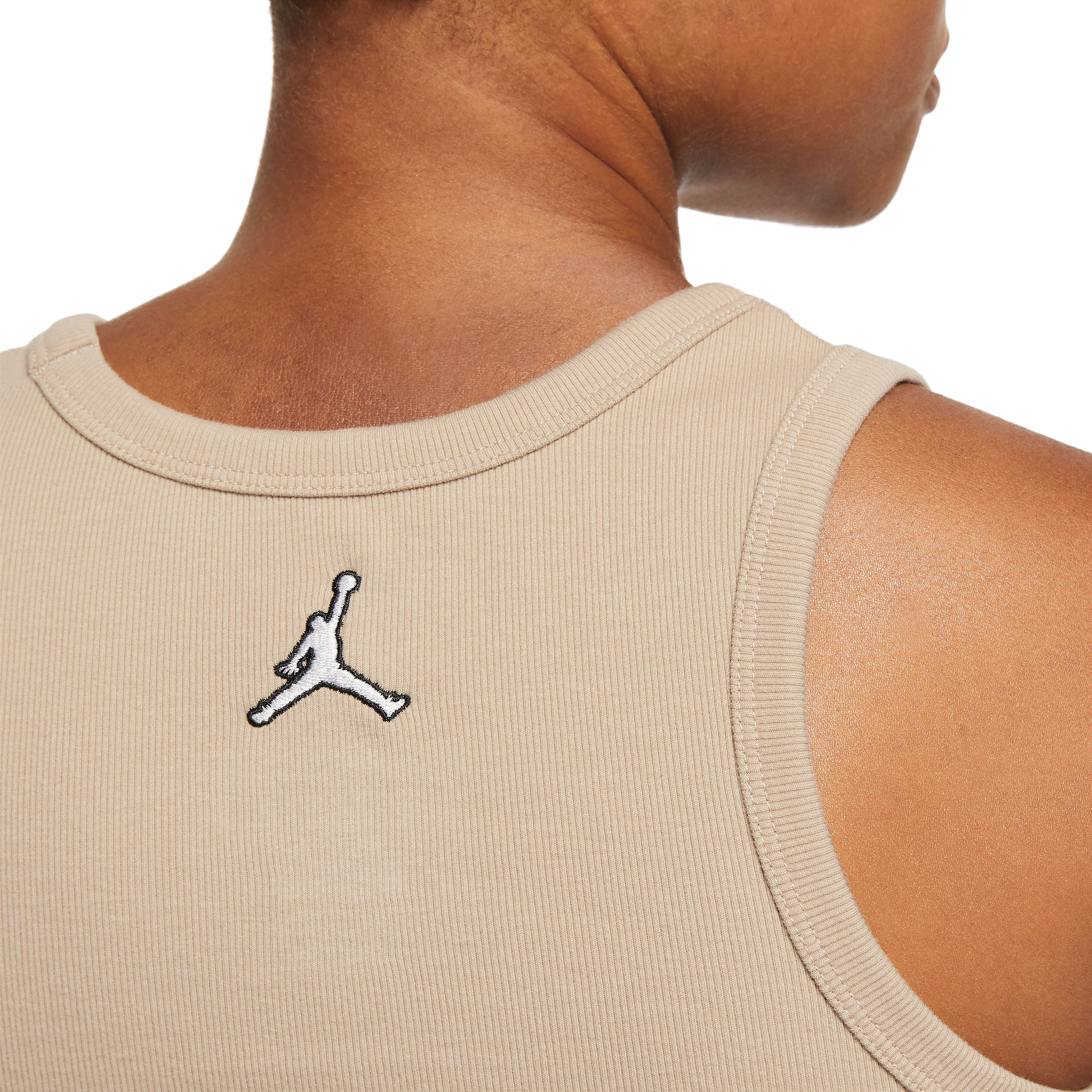 Jordan Women's Flight Core Tank-Tan - TAN Thumbnail View 3