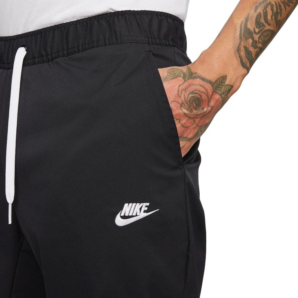 Nike Men's Sportswear Woven Utility Tapered Leg Pants - Black - BLACK Thumbnail View 4
