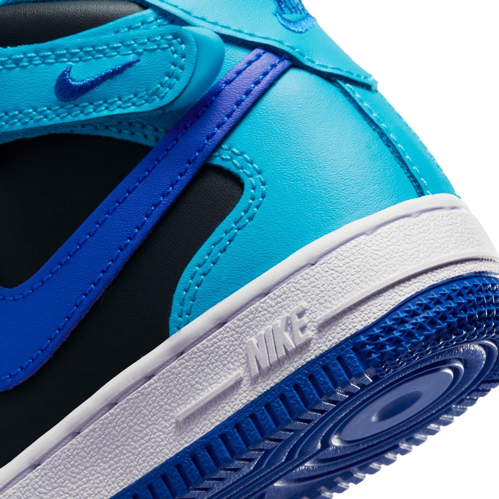 Eksempel Hane føderation Nike Air Force 1 Mid LE "Blue Lightning/Racer Blue/Black" Preschool Boys'  Shoe