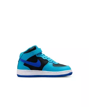 Nike Boys Air Force 1 Mid Le - Boys' Preschool Basketball Shoes Blue Lightning/Racer Blue/Black Size 1.5