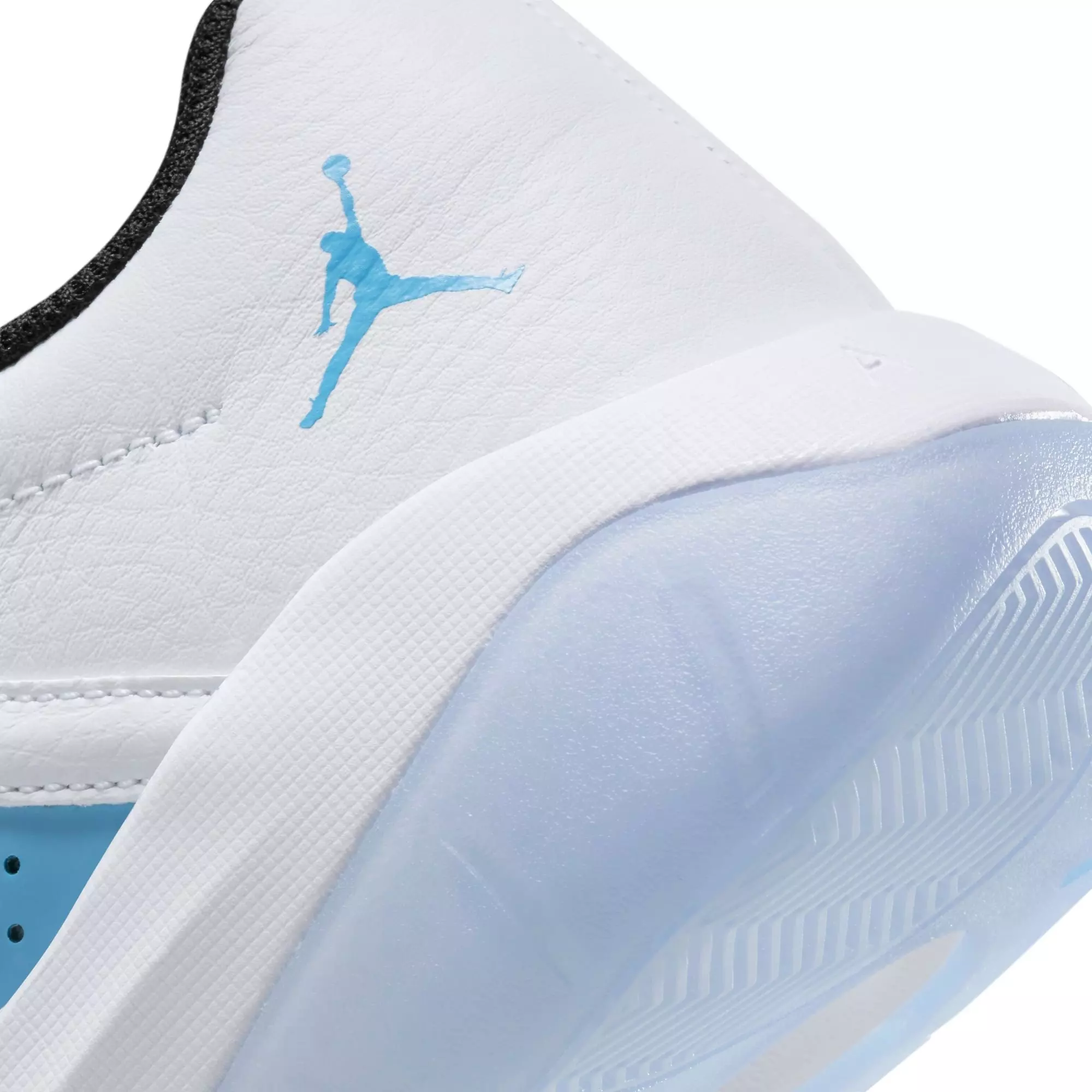 Jordan 11 CMFT Low "White/University Blue/Black" Men's Shoe - WHITE/CAROLINA BLUE