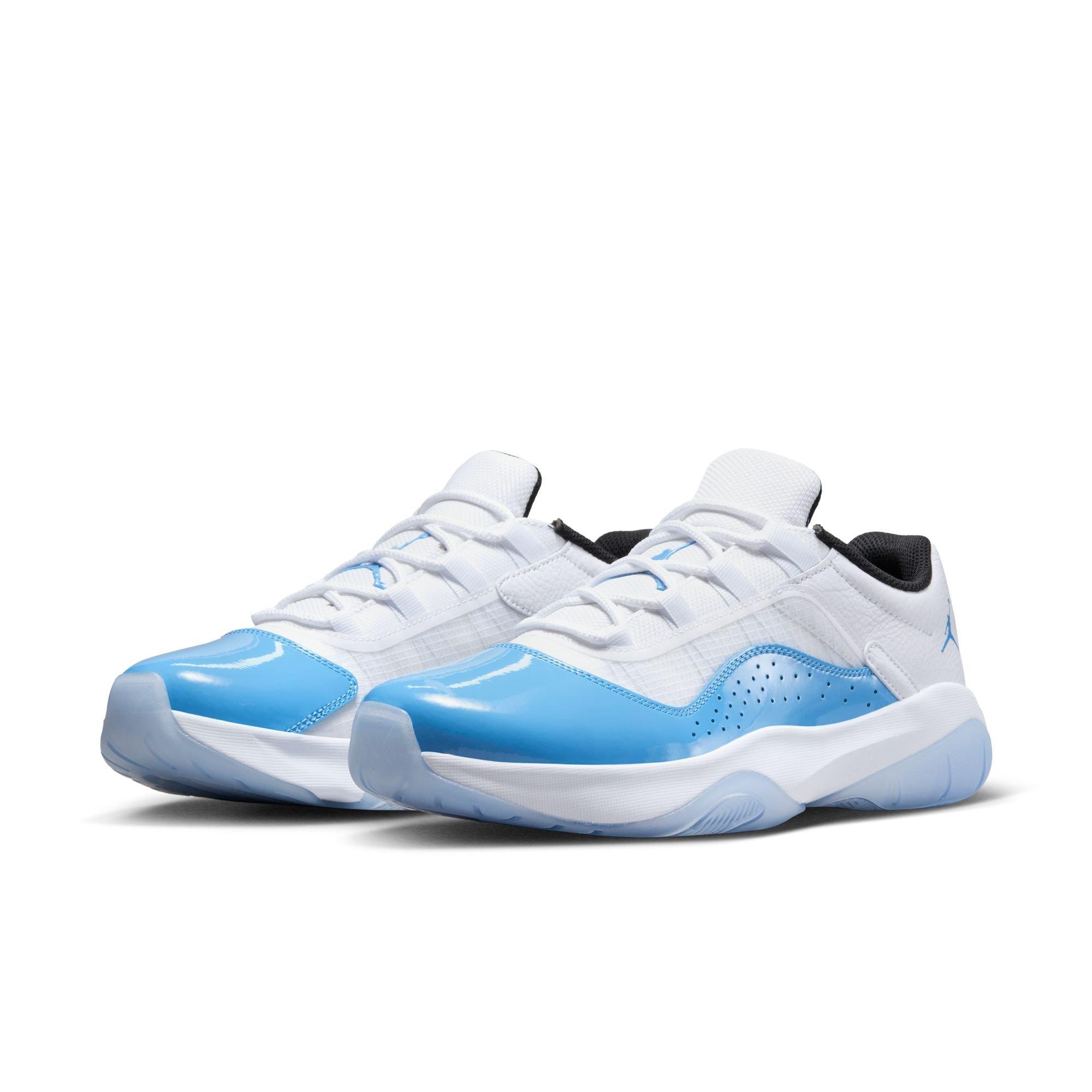 Jordan 11 CMFT Low "White/University Blue/Black" Men's Shoe - WHITE/CAROLINA BLUE Thumbnail View 7